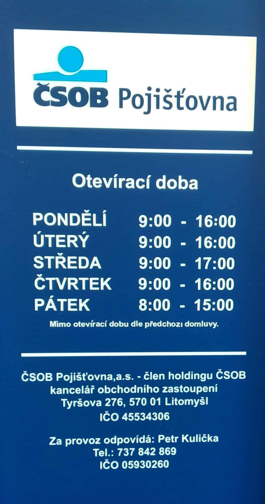 Petr Kulička - ČSOB pojišťovna Litomyšl foto 4
