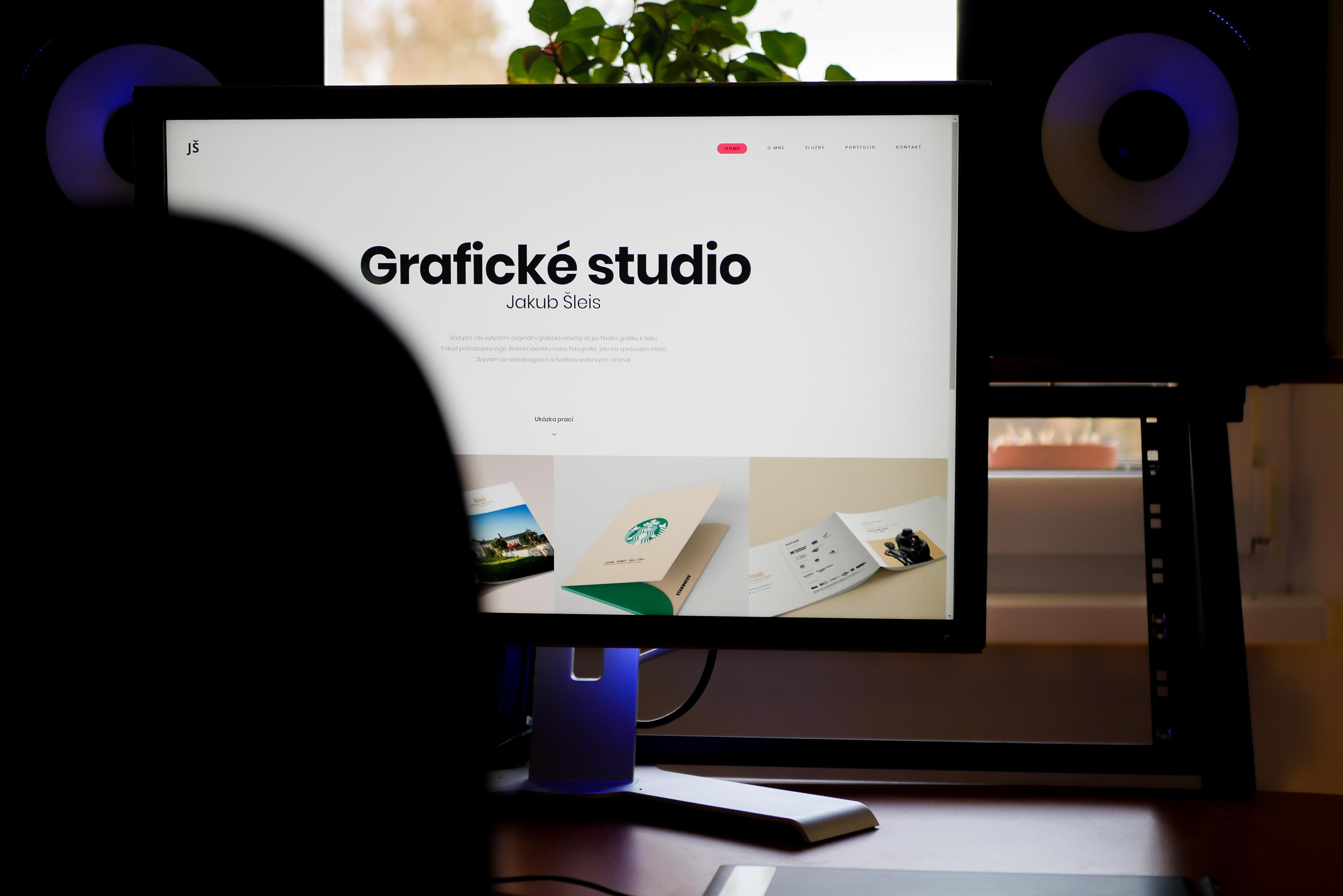 Webdesign, grafické studio — Jakub Šleis