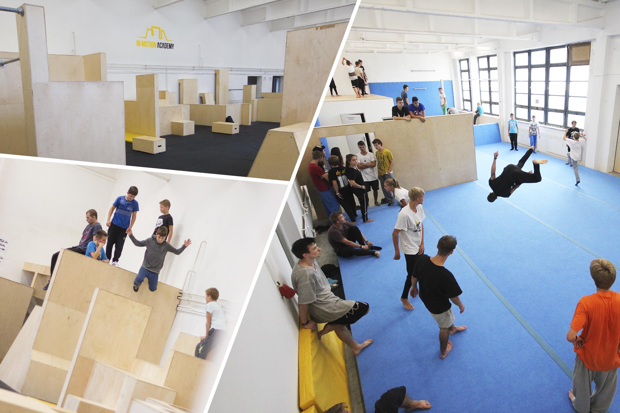 In Motion Academy - parkourová hala