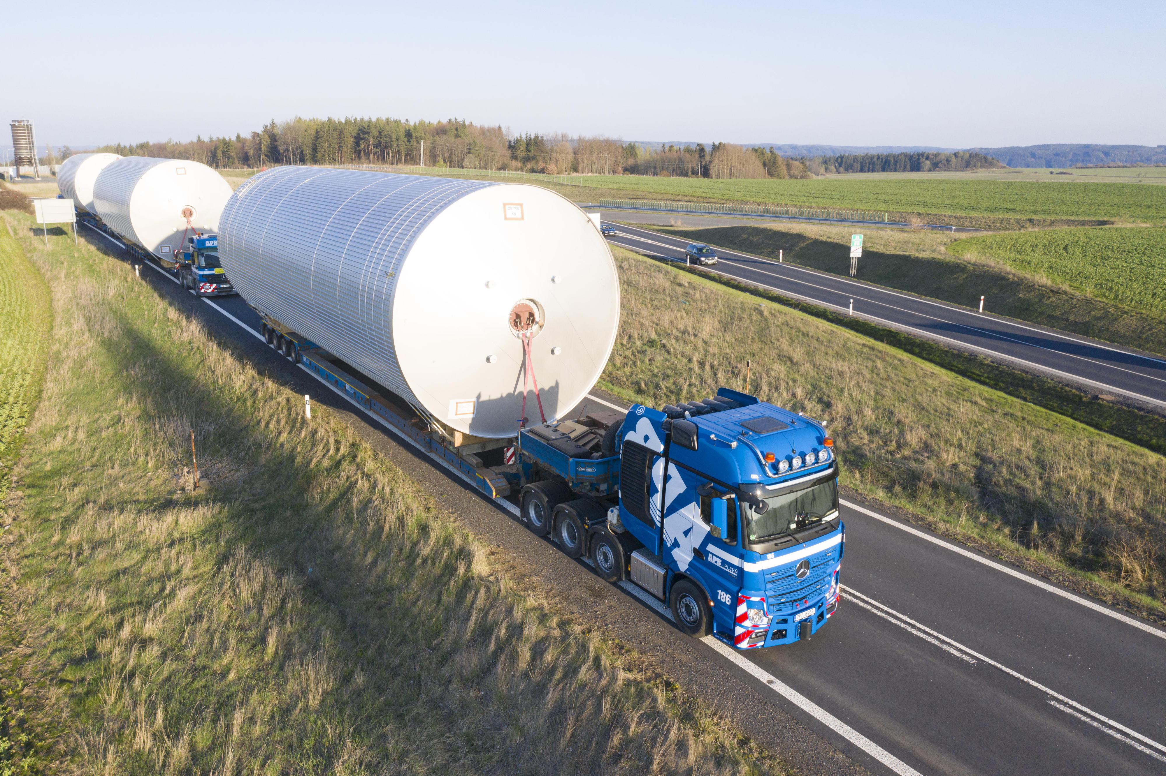 APB - PLZEŇ a.s. - přeprava nadměrných nákladů