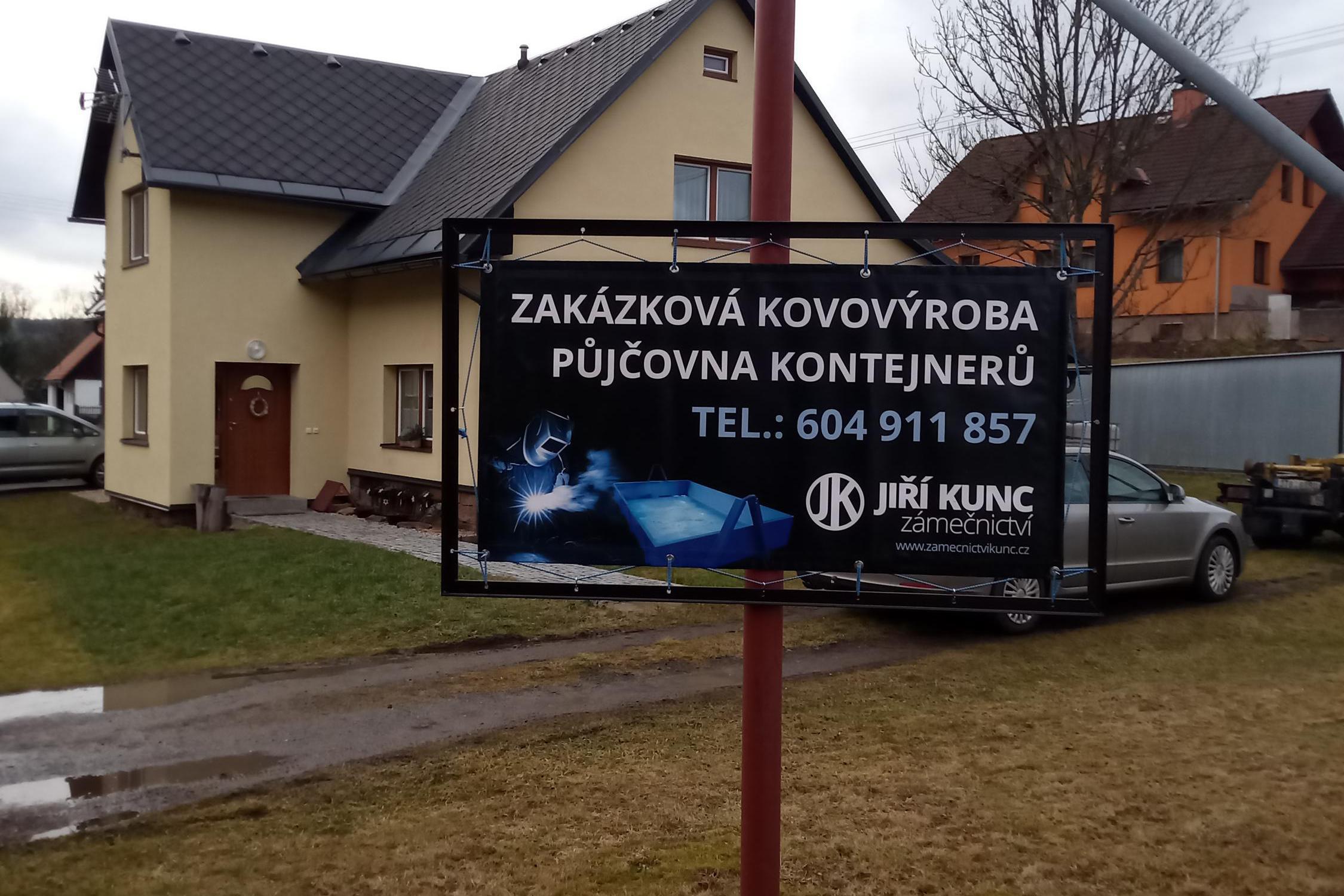 Zemní práce, kovovýroba Jiří Kunc