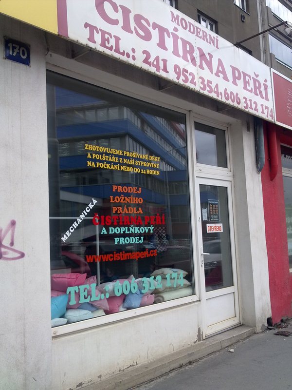 Čistírna peří Irena Kellnerová foto 2