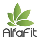 Logo obchodu AlfaFIT - zdroj Vašeho zdraví a krásy