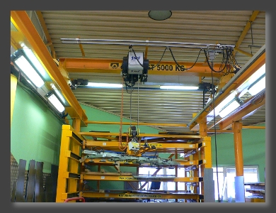 Mostové jeřáby - výroba mostových jeřábů foto 4