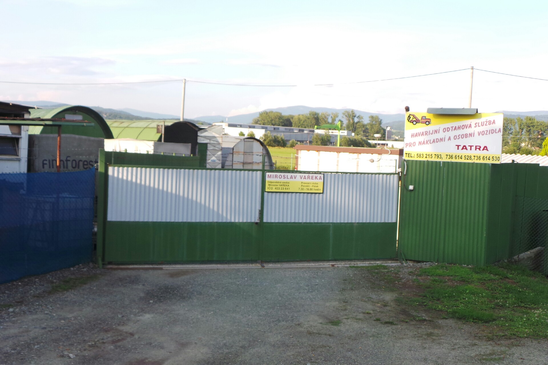 Miroslav Vařeka - jeřábnické práce