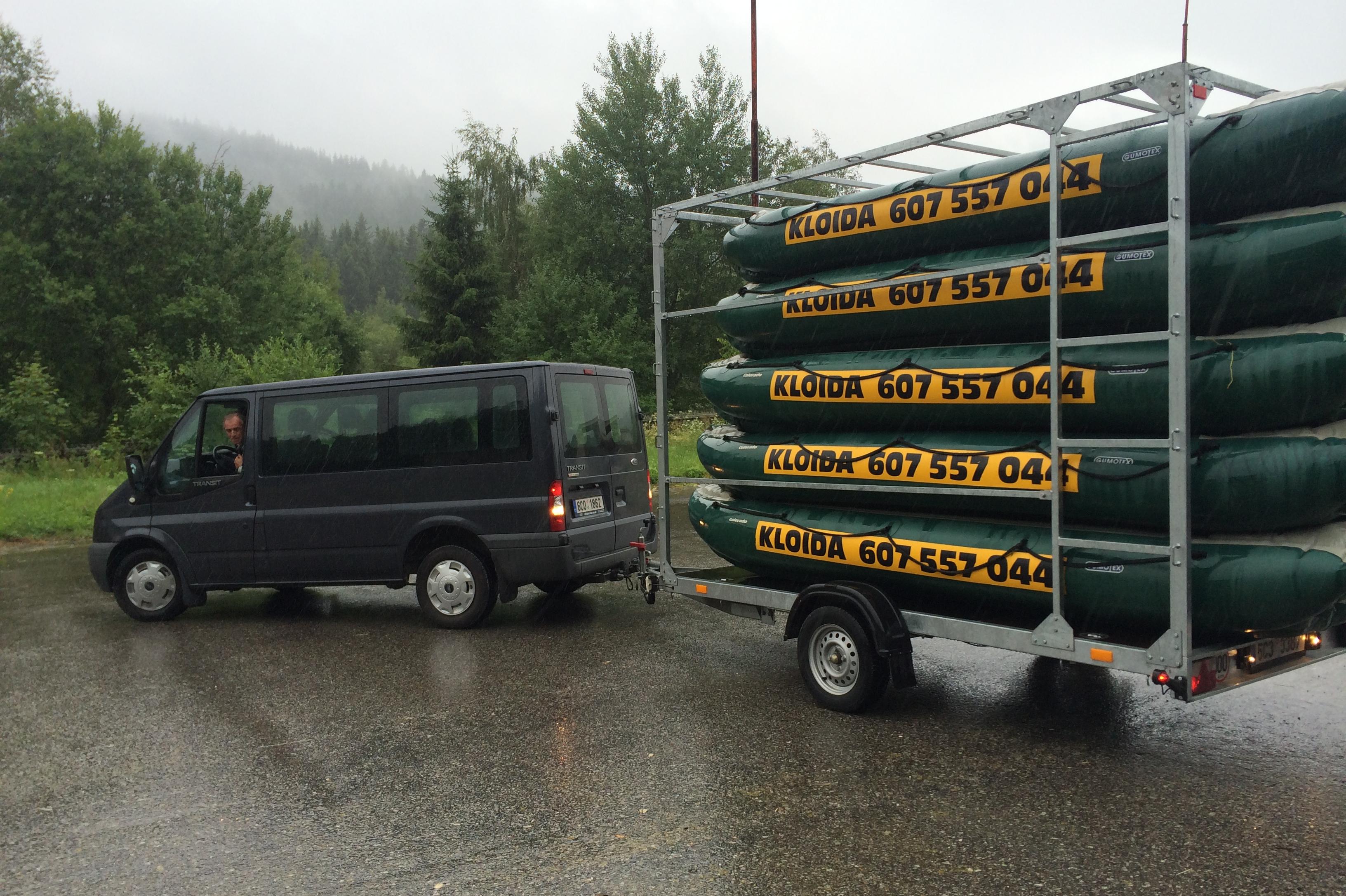 Půjčovna lodí a raftů Kloida