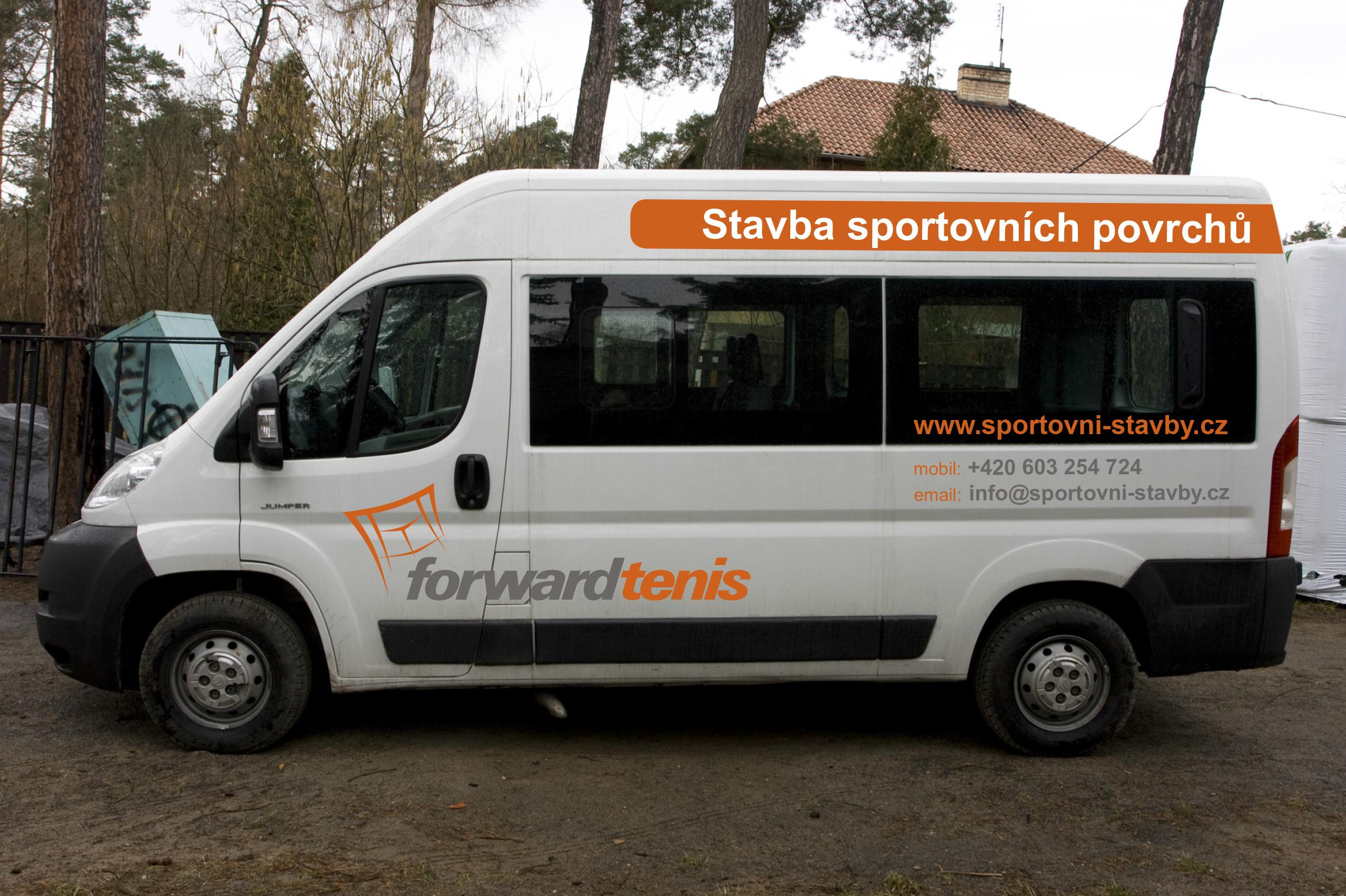 Forward tenis - sportovní stavby