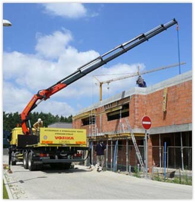 VOSIKA - Stěhování strojů, autodoprava s hydraulickou rukou foto 4