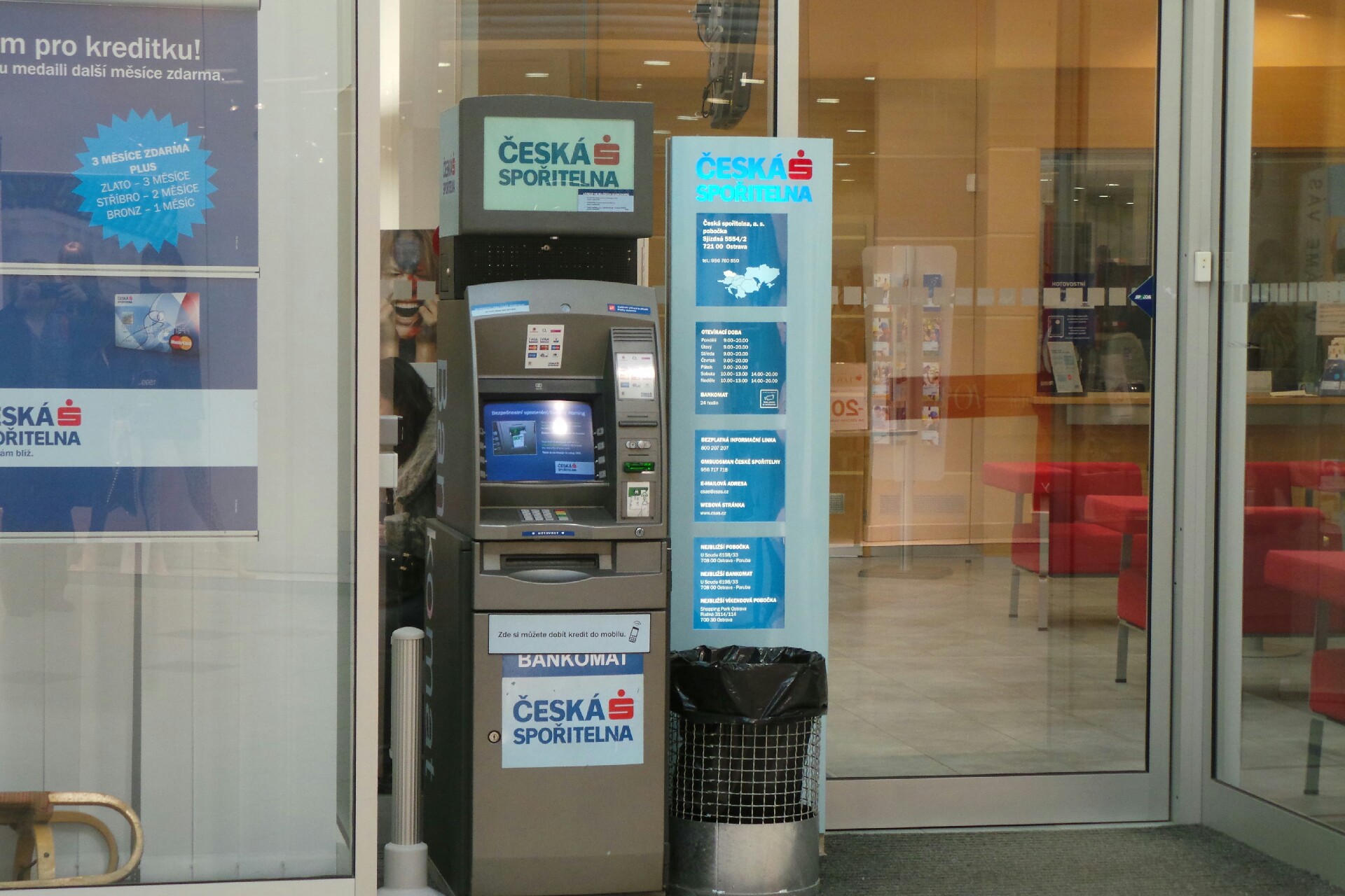 Bankomat České spořitelny foto 1