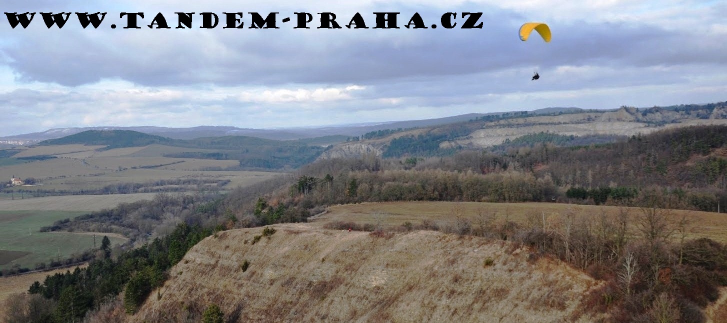 Tandem paragliding nad Prahou foto 2