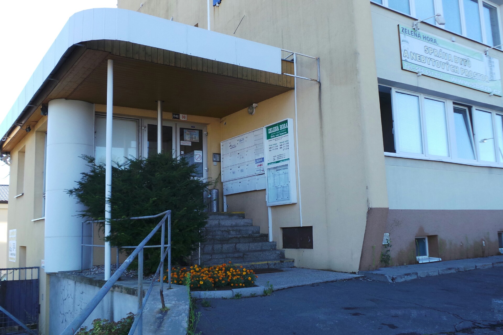 Zelená  hora, stavební bytové družstvo