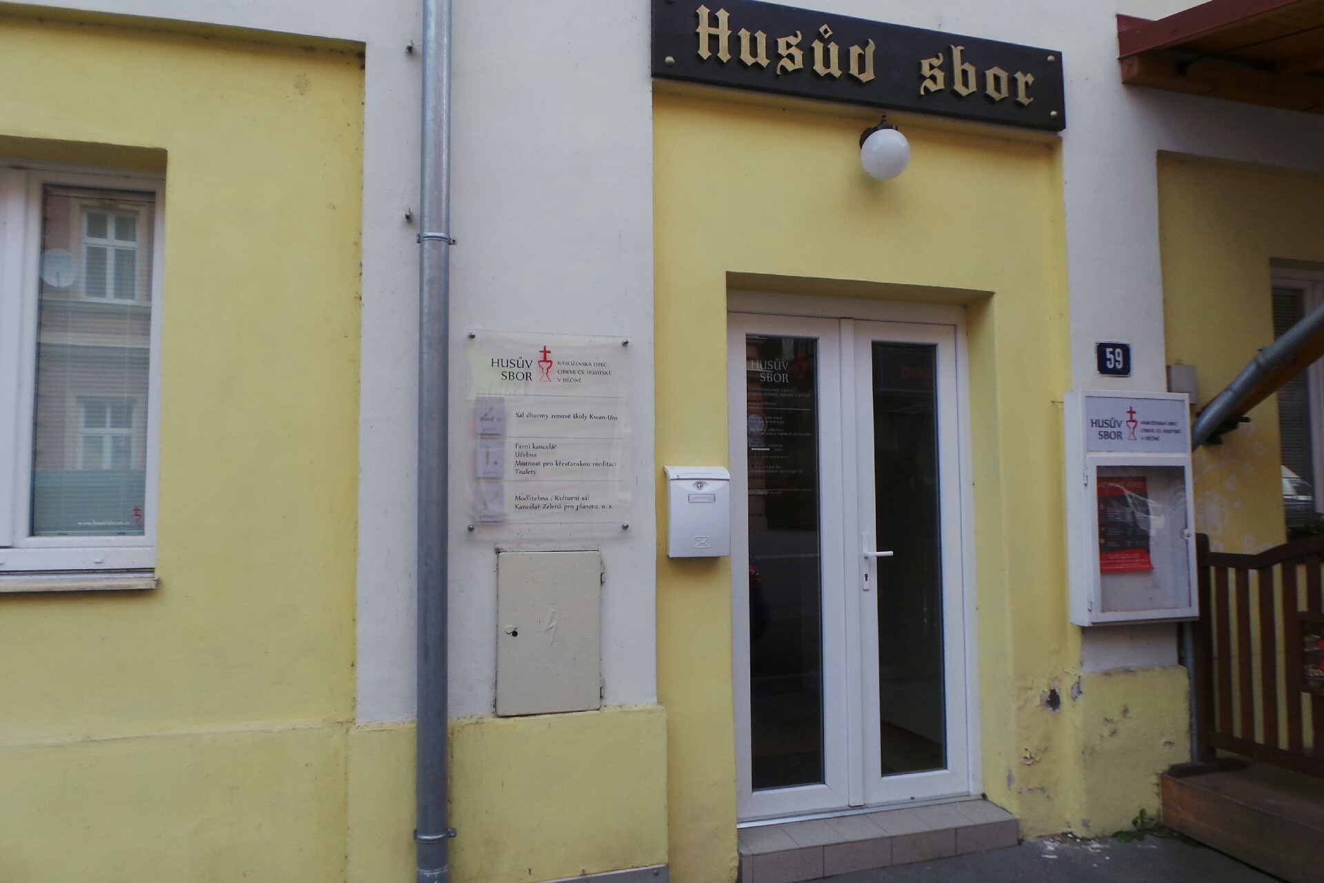 Náboženská obec Církve československé husitské v Děčíně