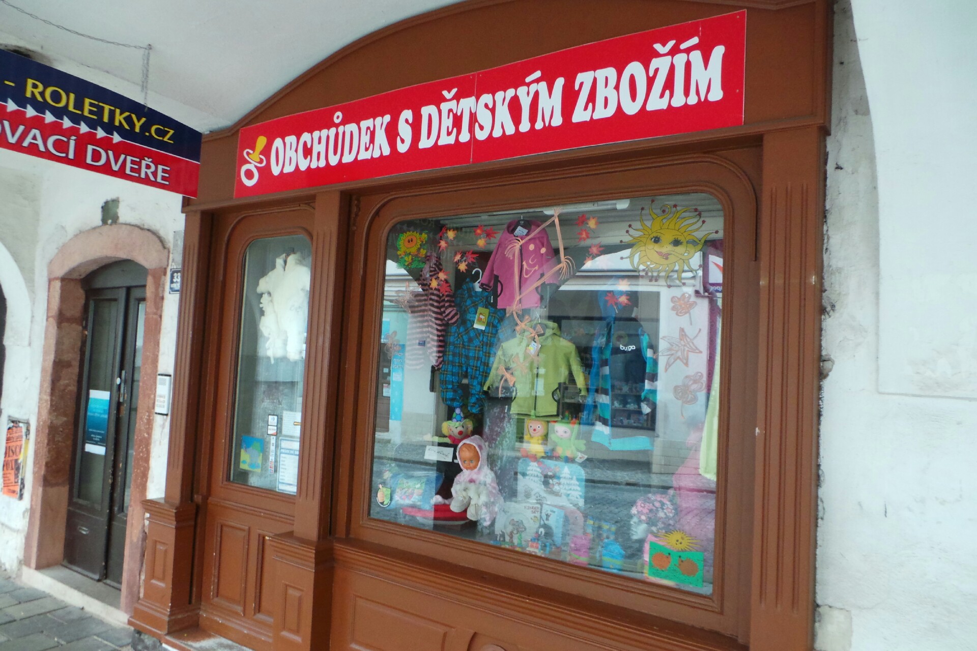 Obchůdek s dětským zbožím