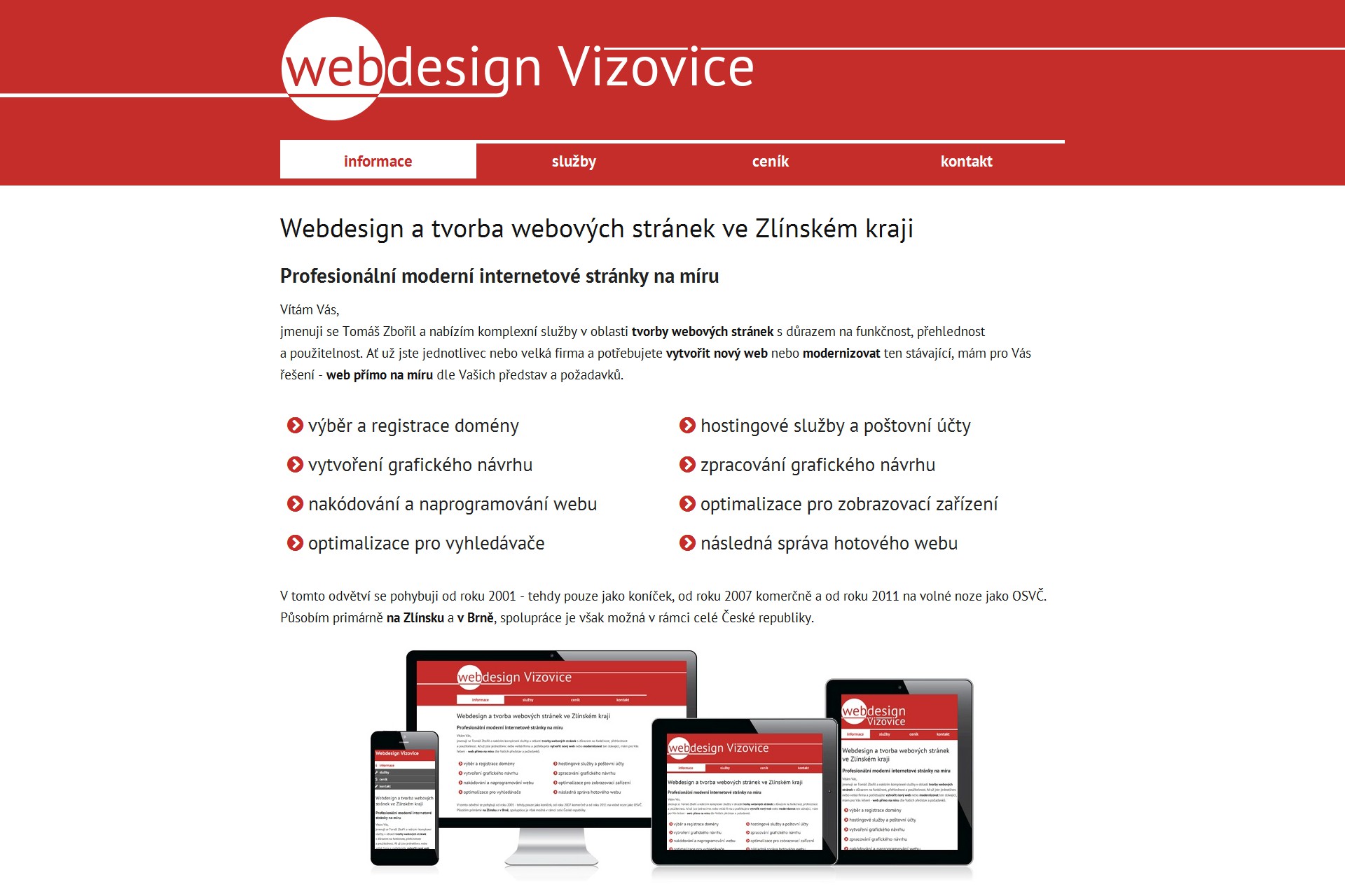 Webdesign Vizovice foto 2