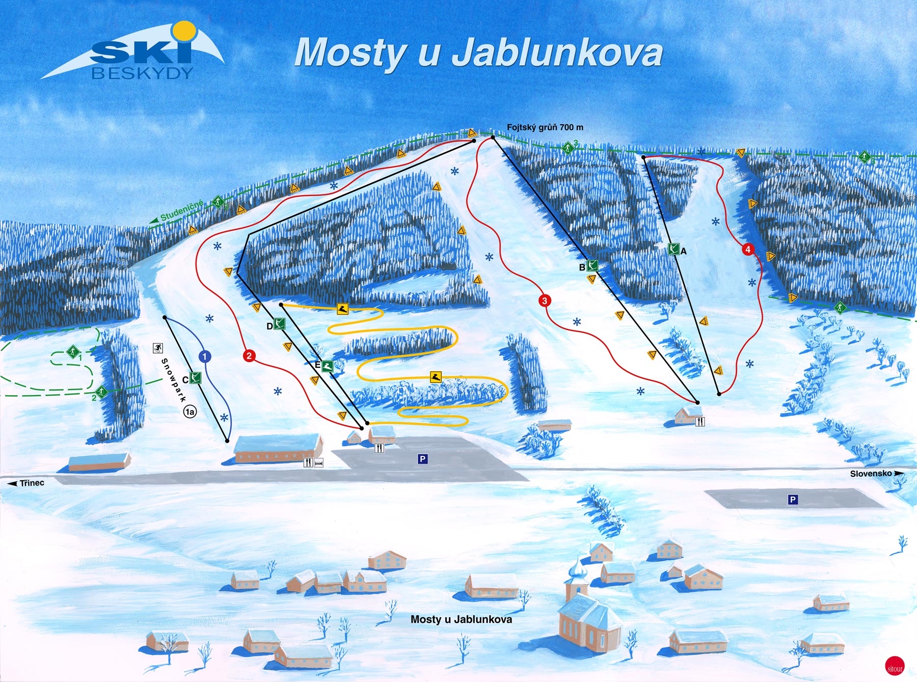 Ski areál Mosty u Jablunkova foto 3