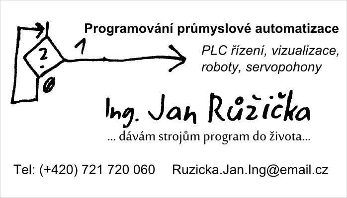 Programování průmyslové automatizace Ing. Jan Růžička foto 2