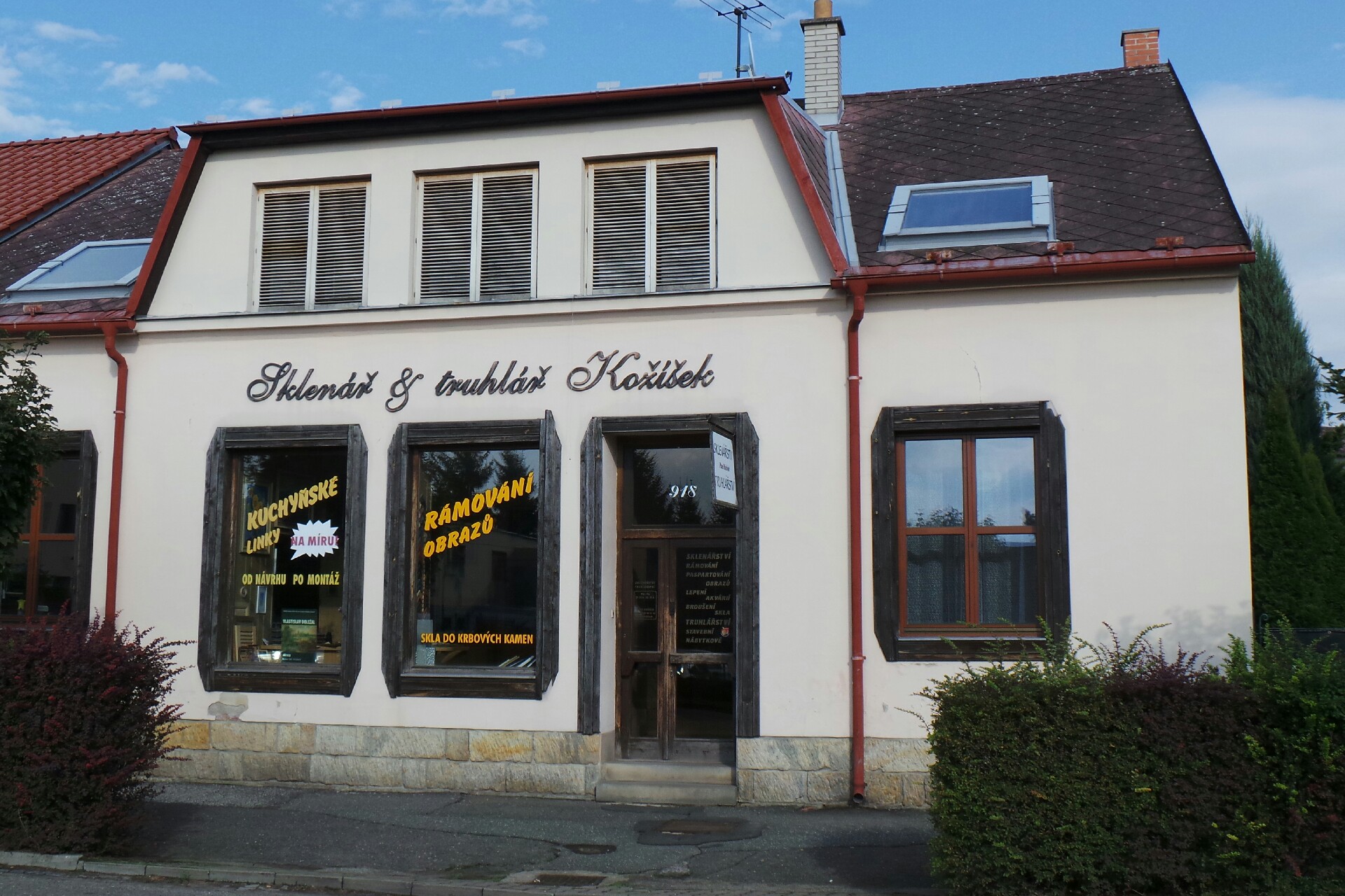 Sklenář a truhlář Kožíšek
