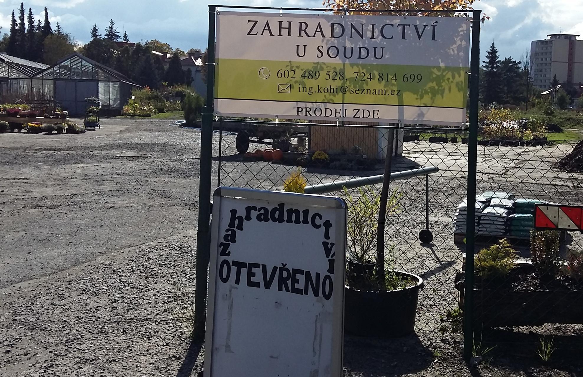 Zahradnictví U soudu - zahradní práce