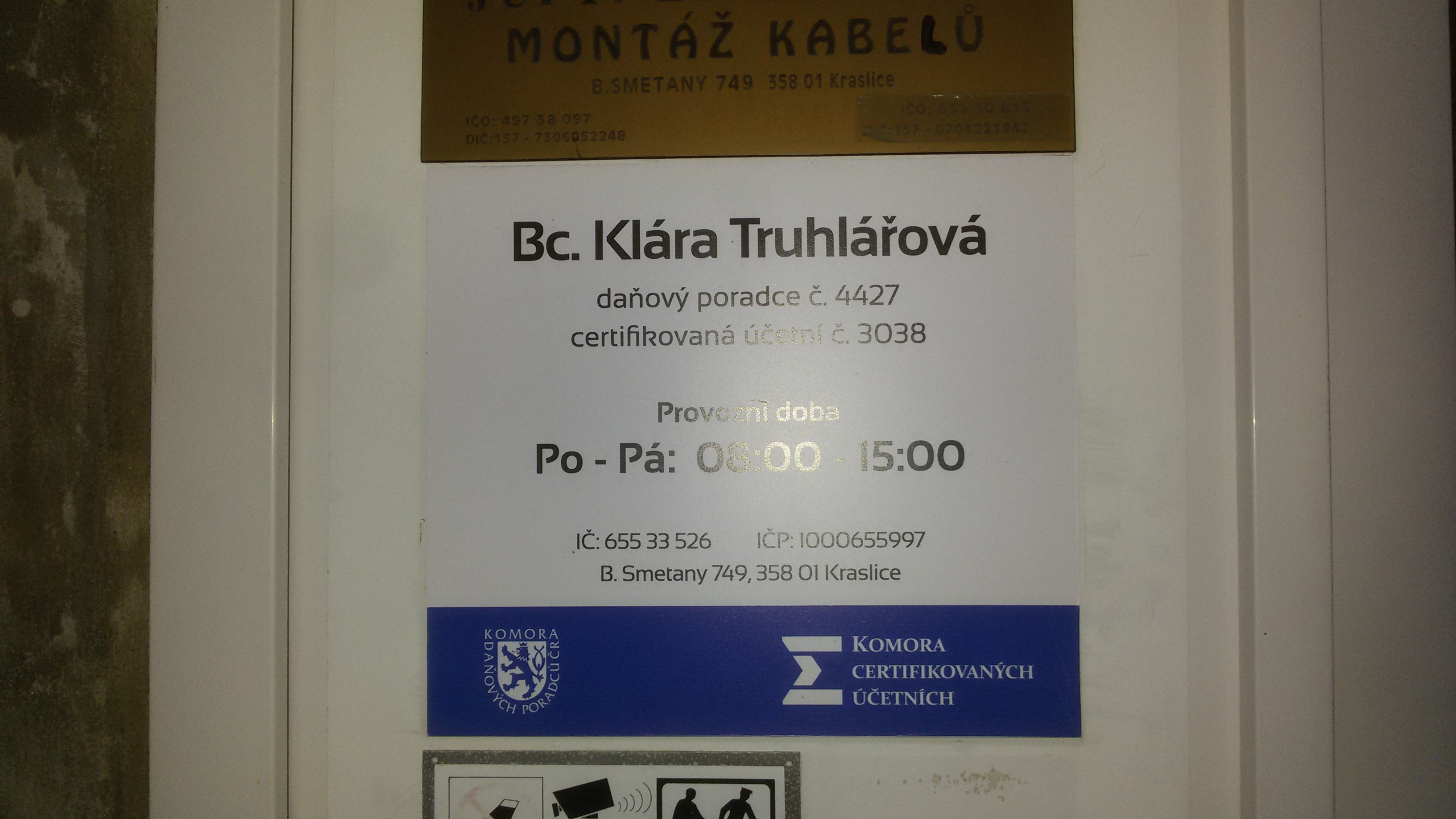 Daňová a účetní kancelář Ing. Klára Truhlářová foto 3