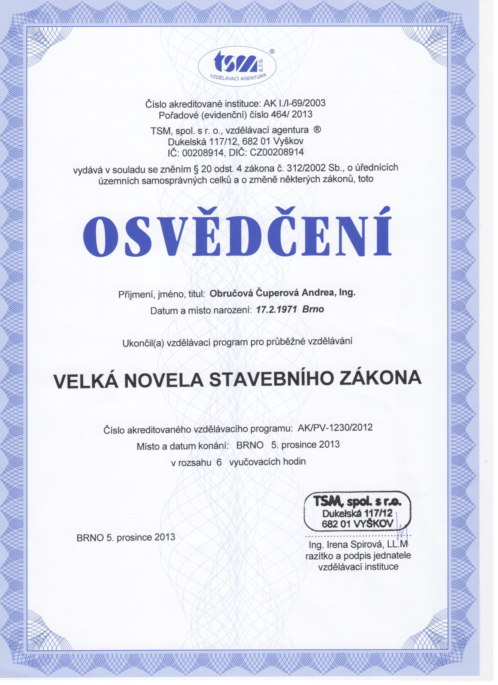 Ing. Andrea Obručová Čuperová foto 6