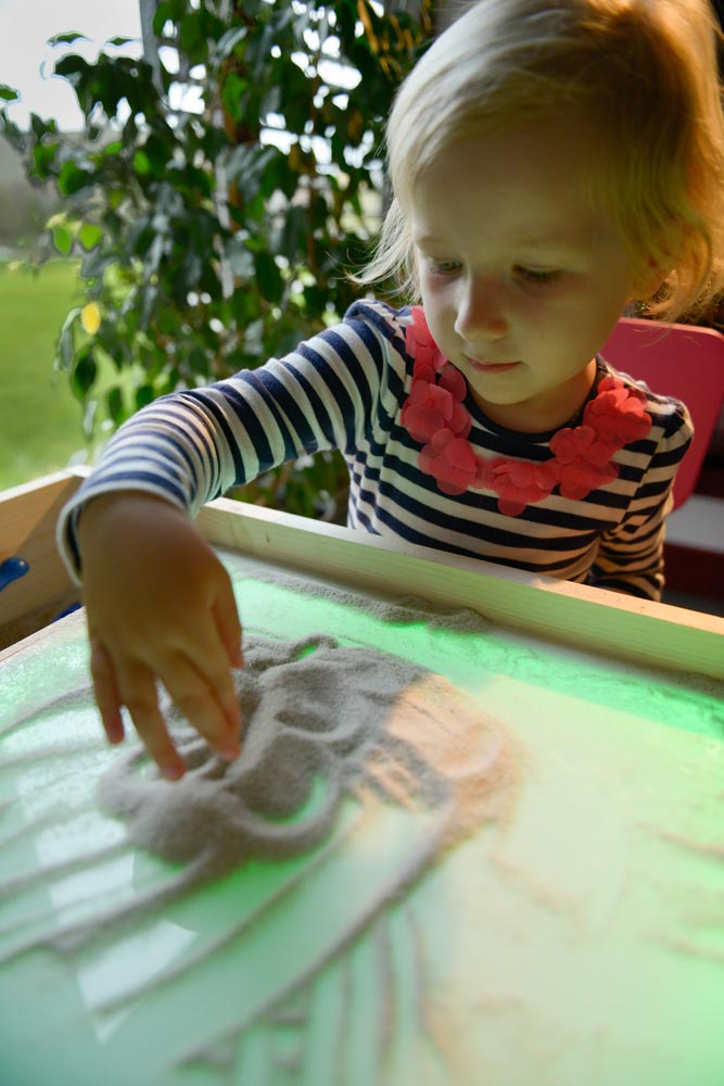 Malování v písku foto 2