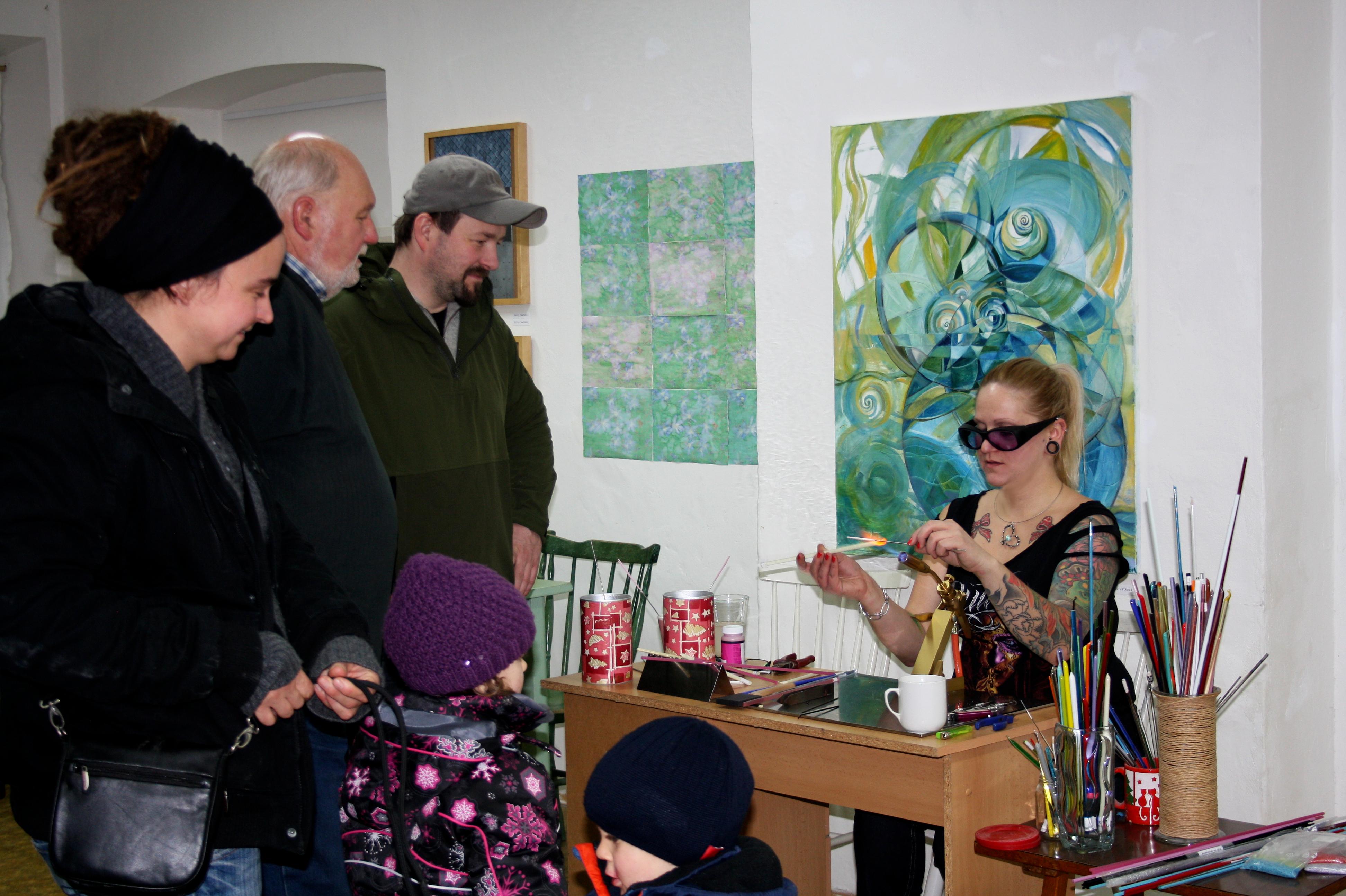 Tetovaná dáma ateliér