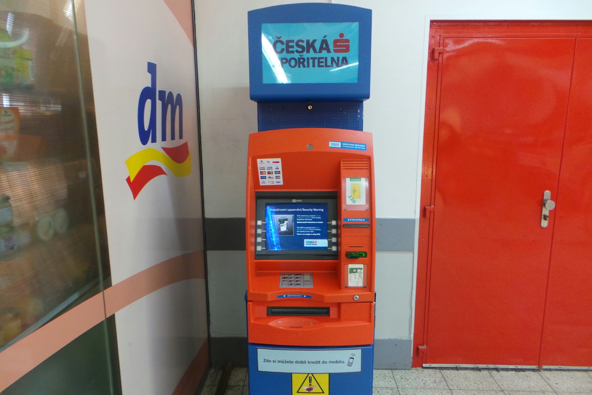 Bankomat České spořitelny