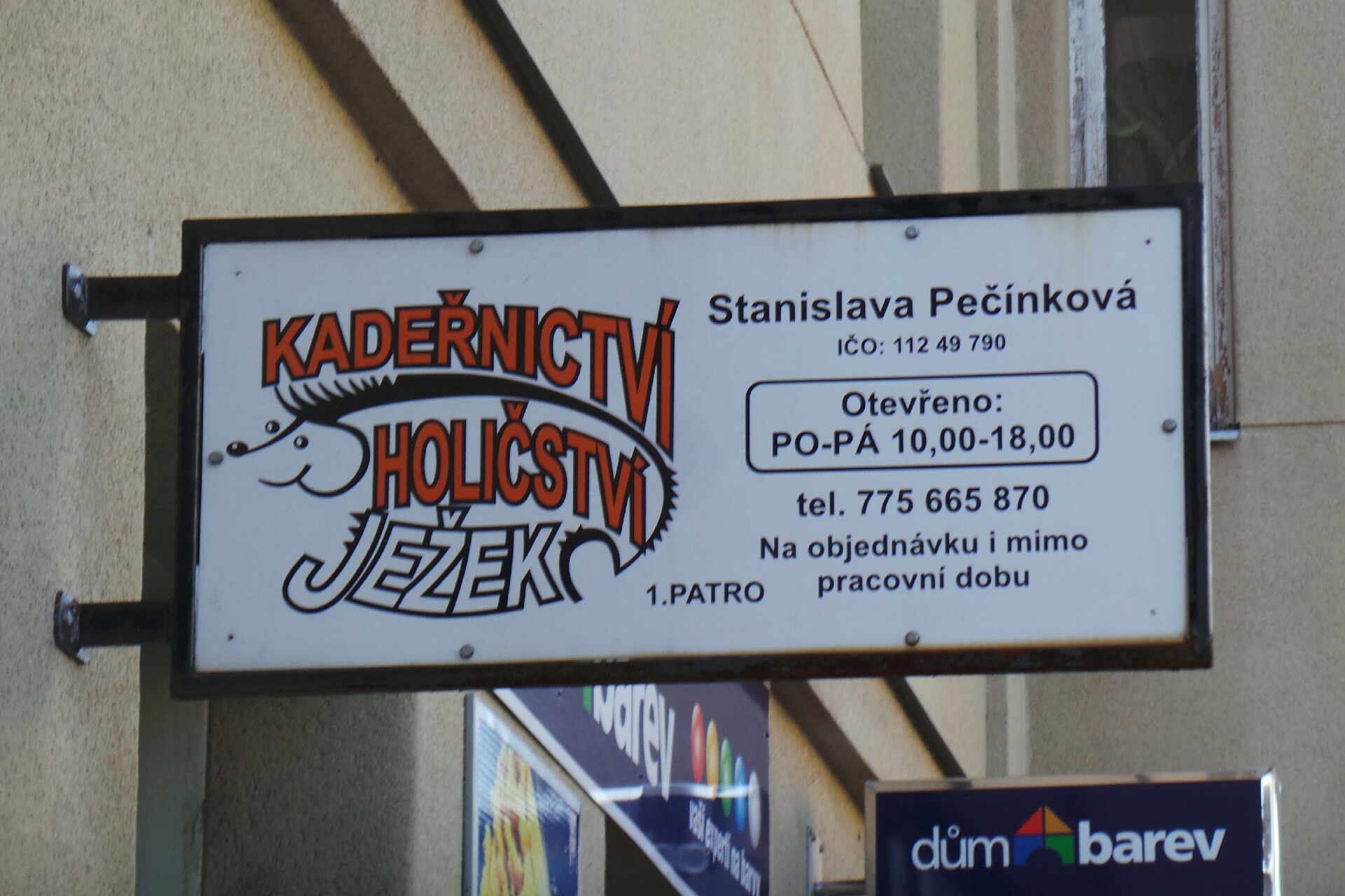 Kadeřnictví holičství Ježek foto 2