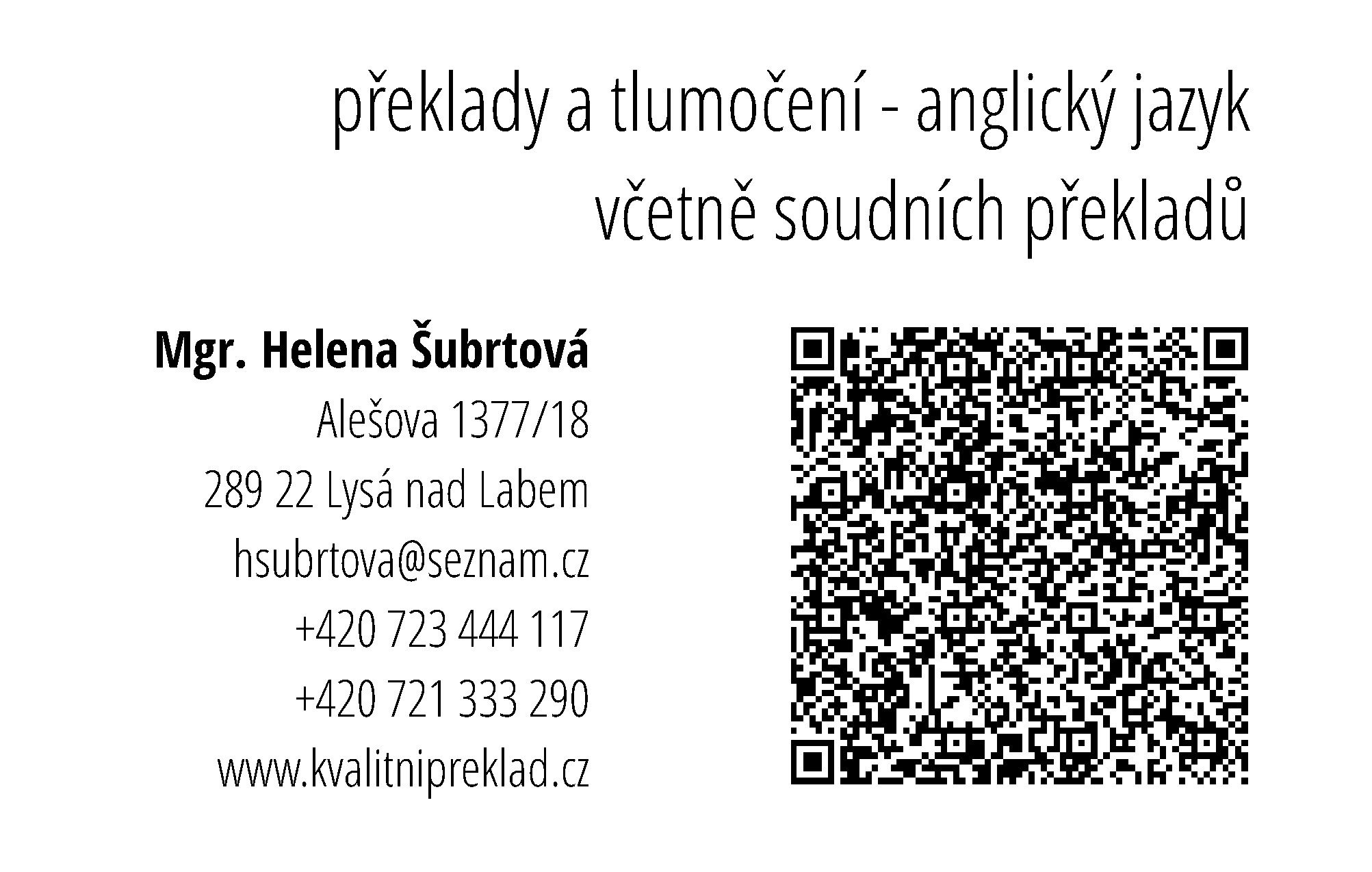 Překlady a tlumočení Mgr. Helena Nováková foto 2