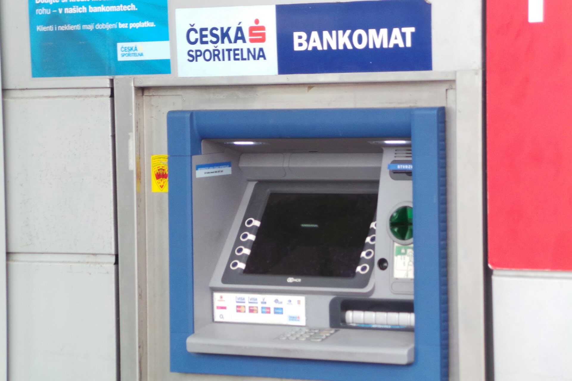 Bankomat České spořitelny