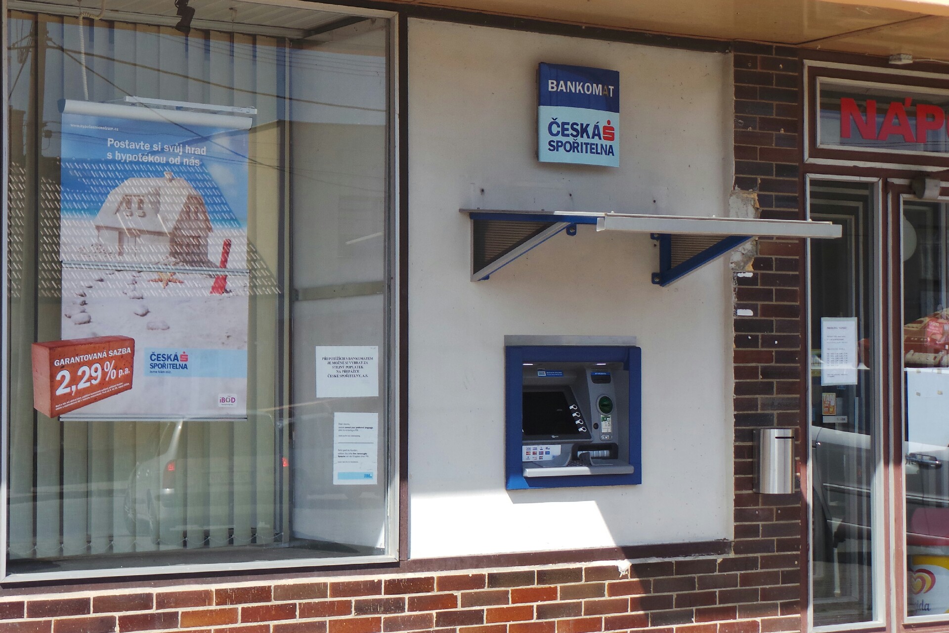 Bankomat České spořitelny