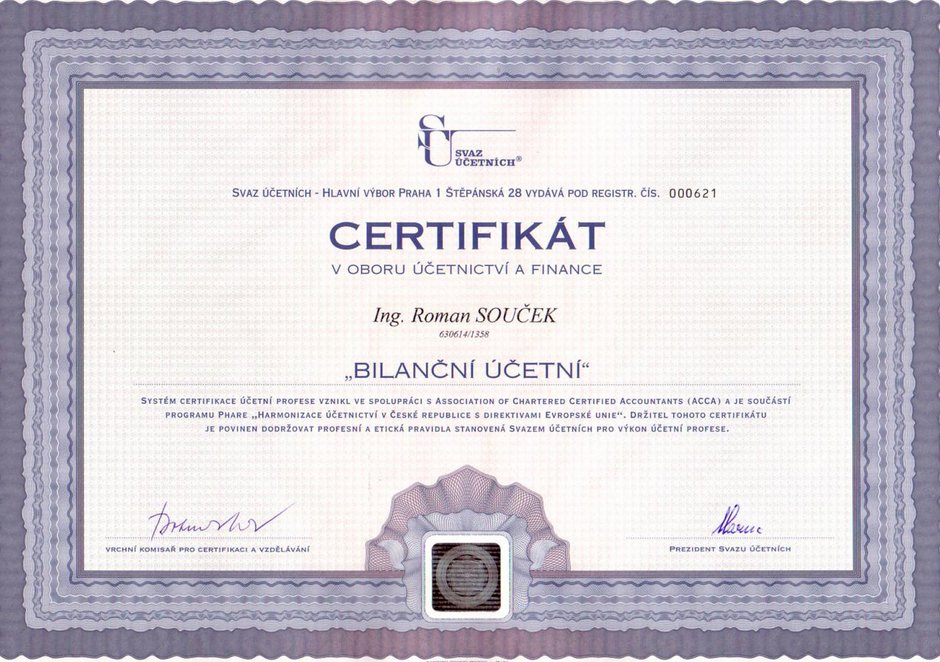 Účetnictví a daňová evidence Roman Souček foto 2