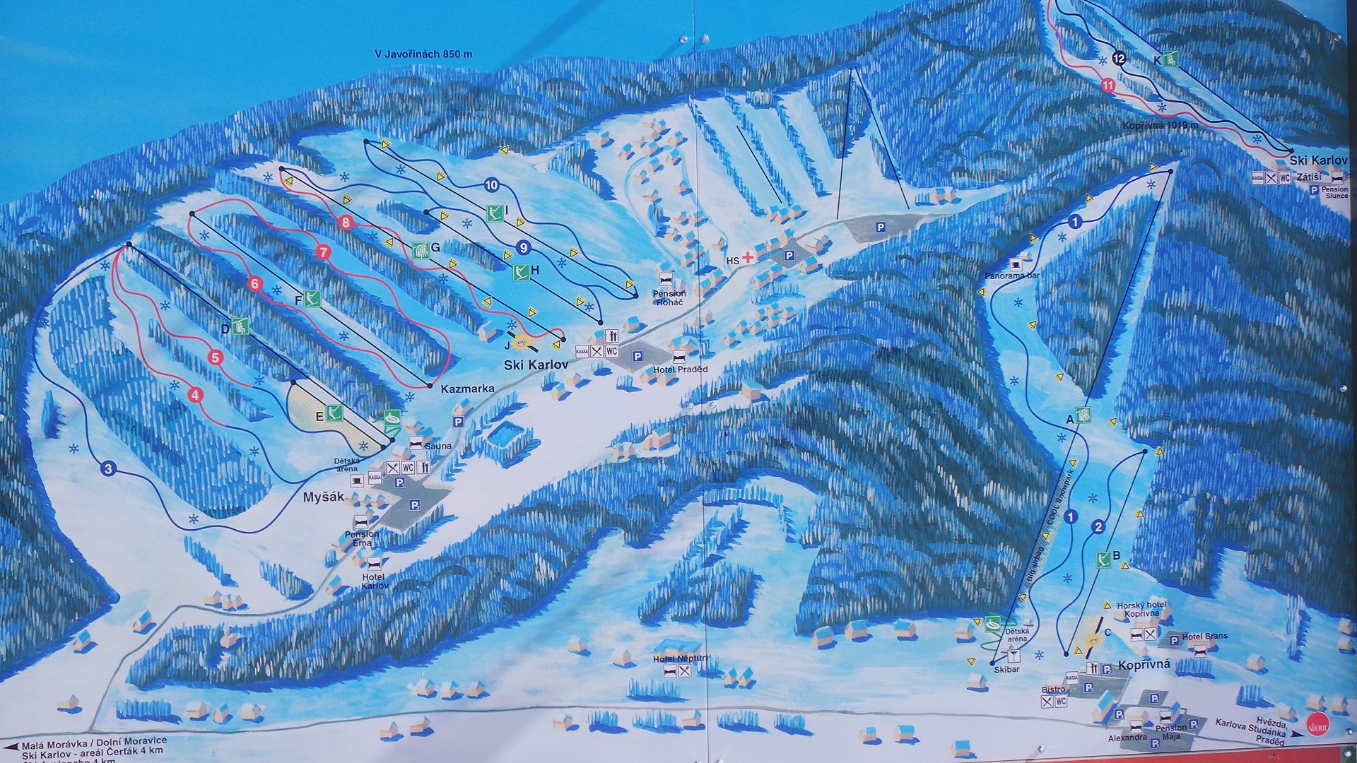 Lyžařský areál - RESORT KOPŘIVNÁ foto 4