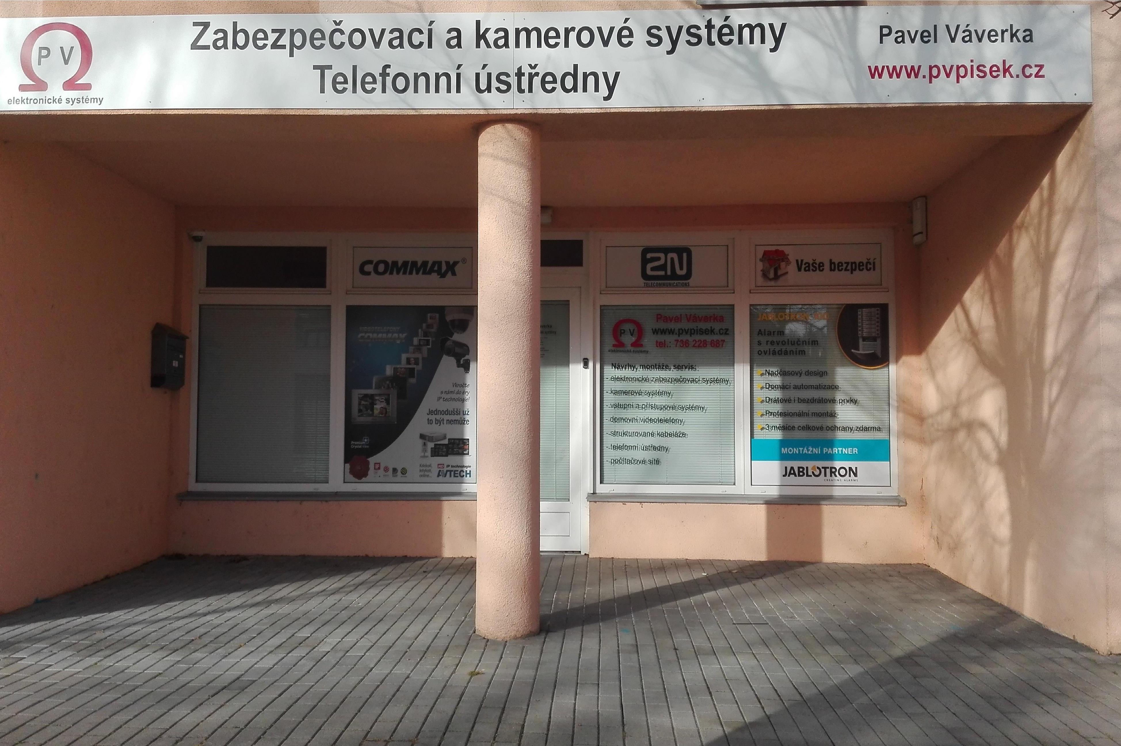 Pavel Váverka - ZABEZPEČOVACÍ A KAMEROVÉ SYSTÉMY PÍSEK