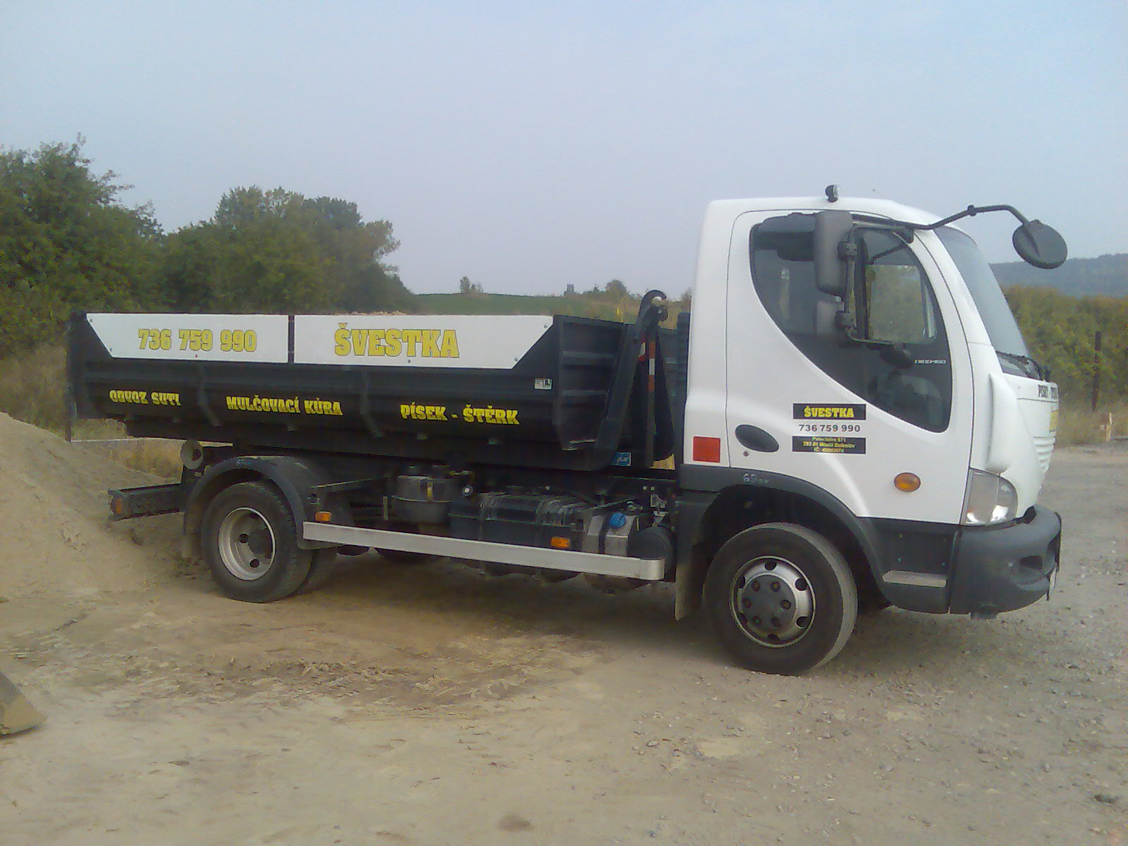 ŠVESTKA MB s.r.o. prodej písků foto 2