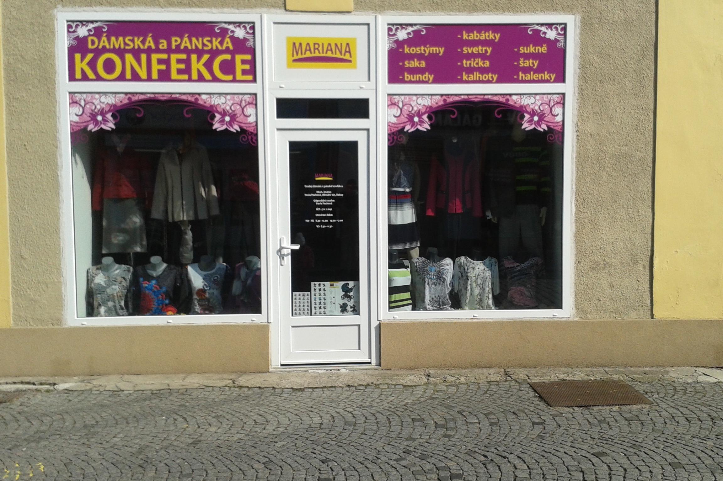 Konfekce MARIANA