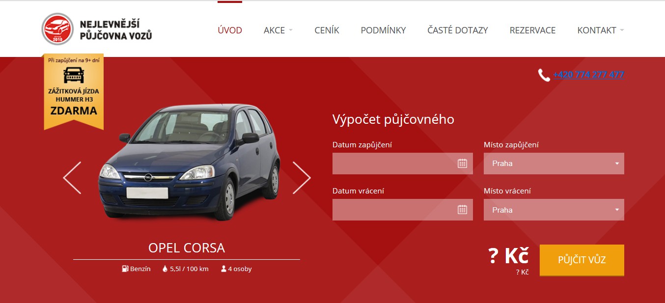 Nejlevnejsipujcovnavozu.cz foto 2