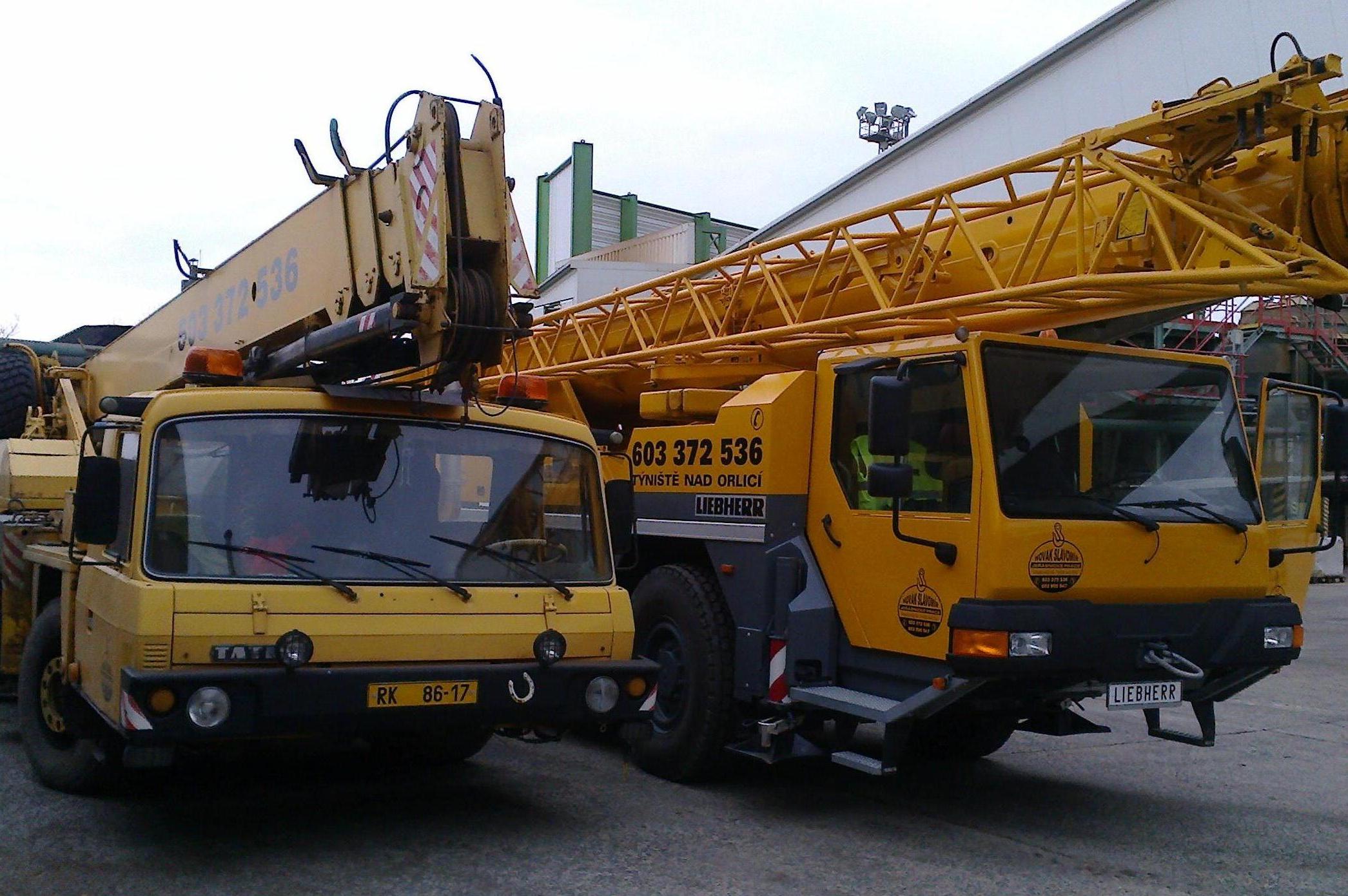 Novák Slavomír - Jeřábnické práce