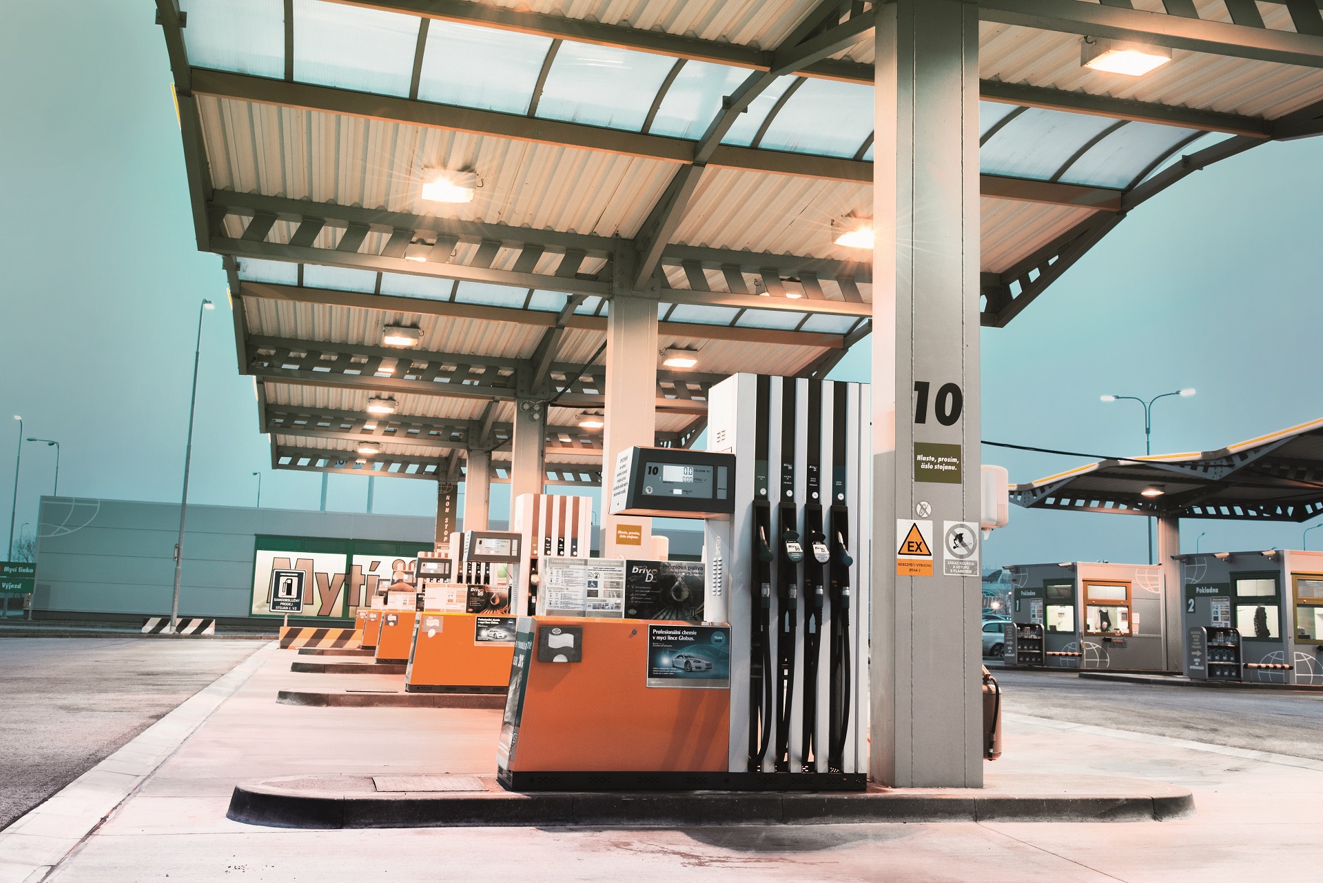 Čerpací stanice Globus