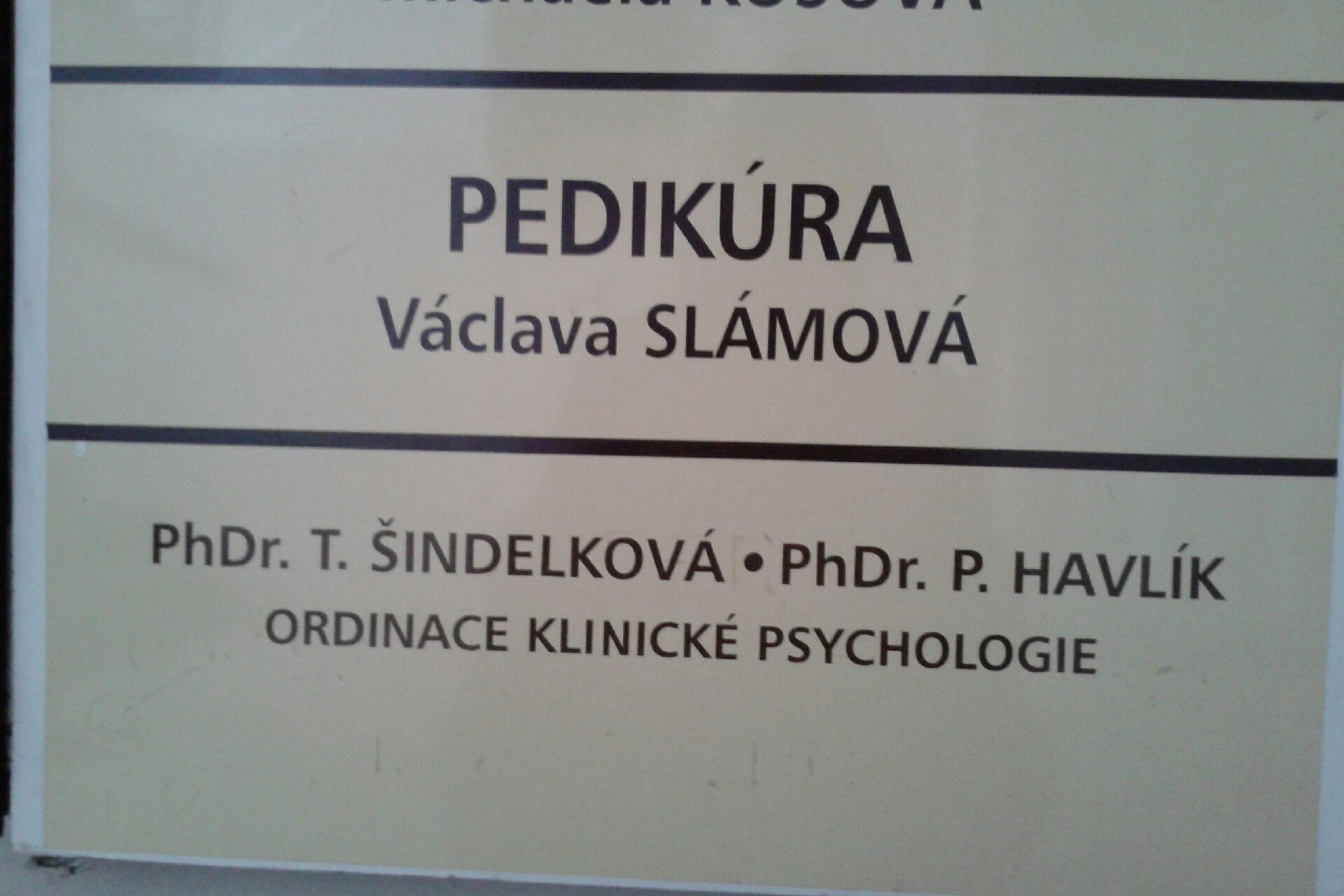 Václava Slámová - pedikúra foto 2