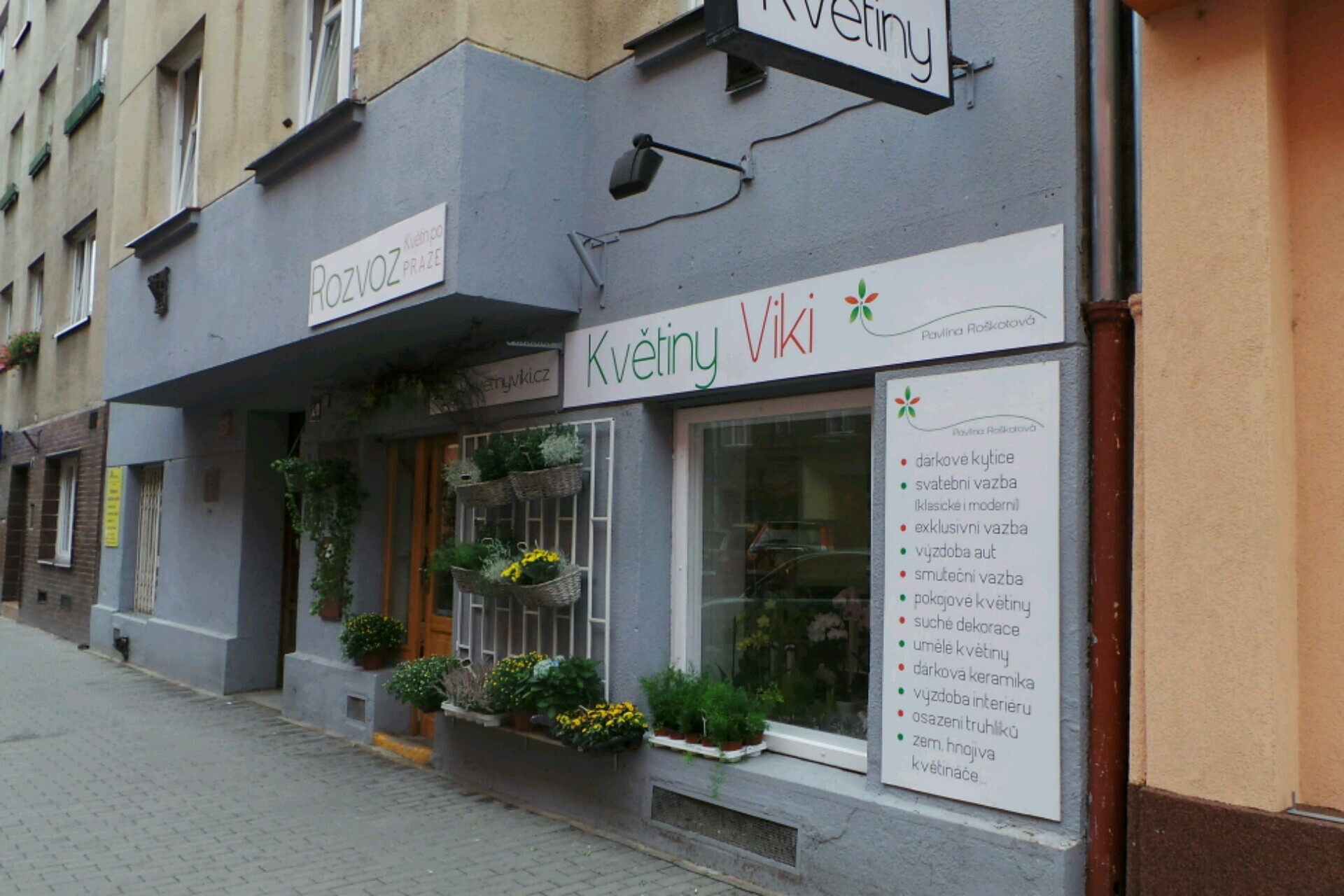 Pavlína Roškotová - Květiny Viki