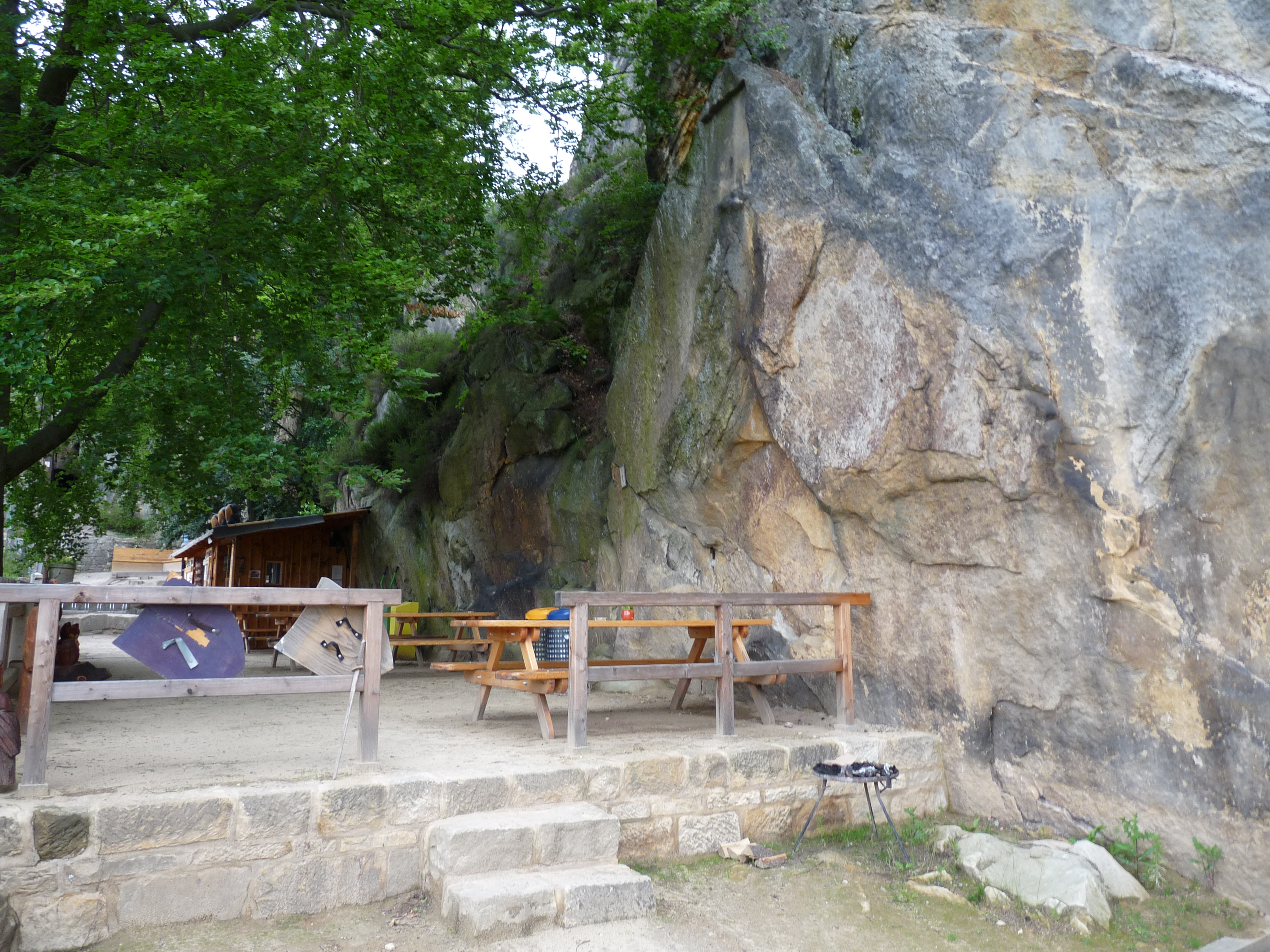 Občerstvení na parkánu