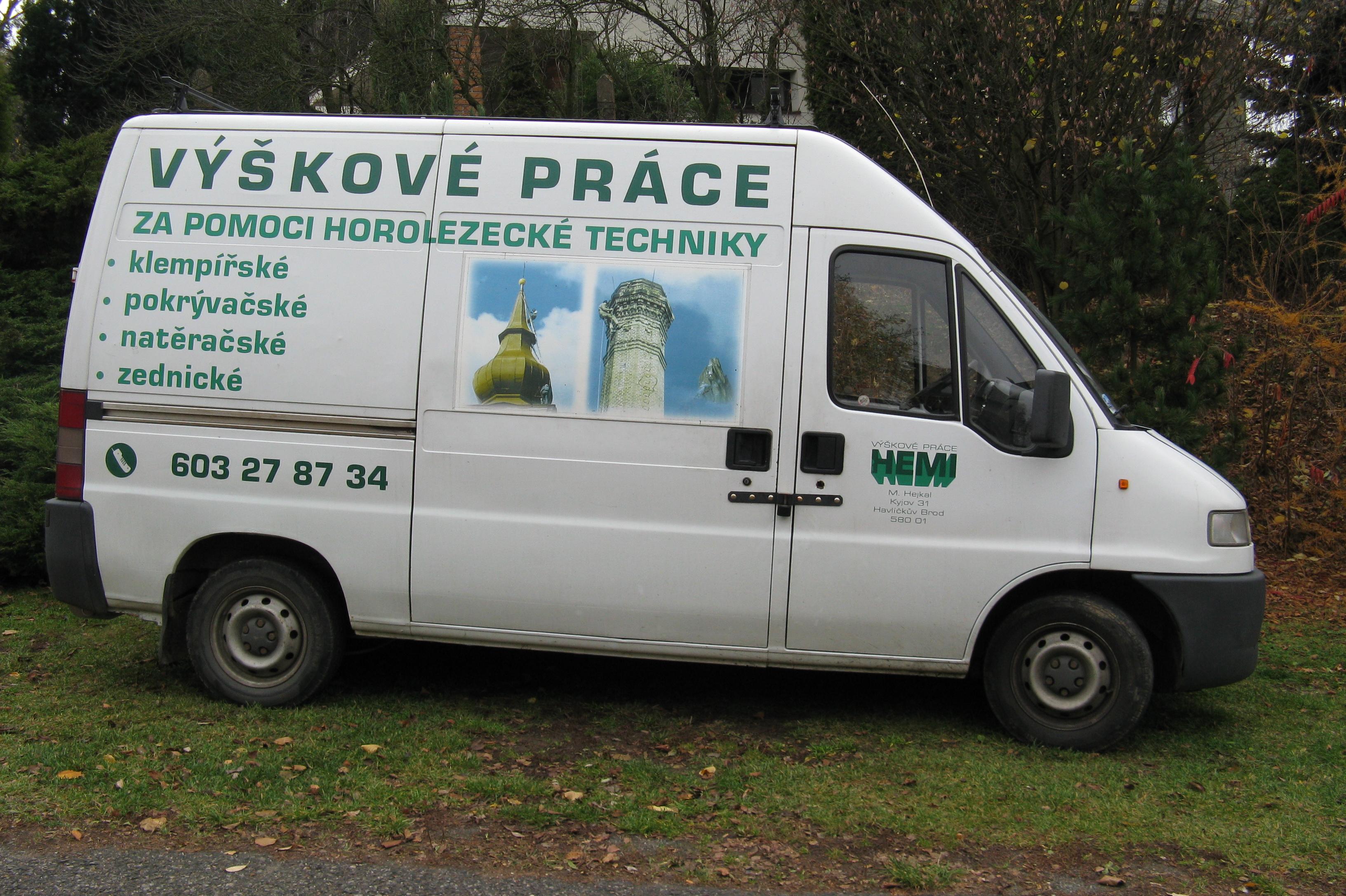 Výškové práce za pomoci horolezecké techniky - Miloš Hejkal