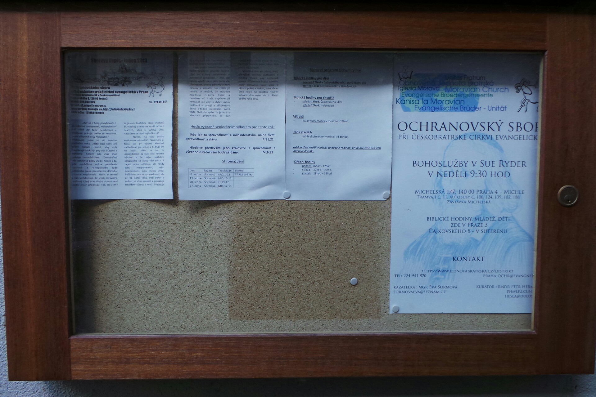 Ochranovský sbor při Českobratrské církvi evangelické v Praze foto 2