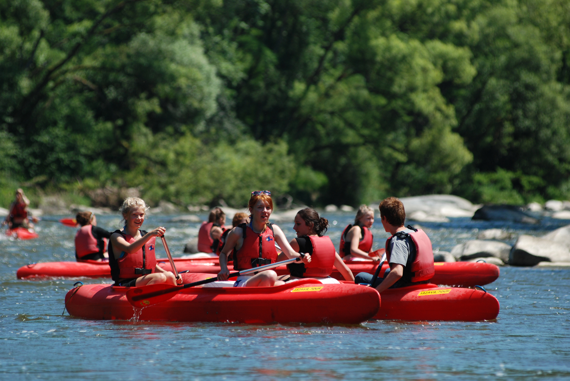 Sázava - tour - půjčovna lodí foto 2