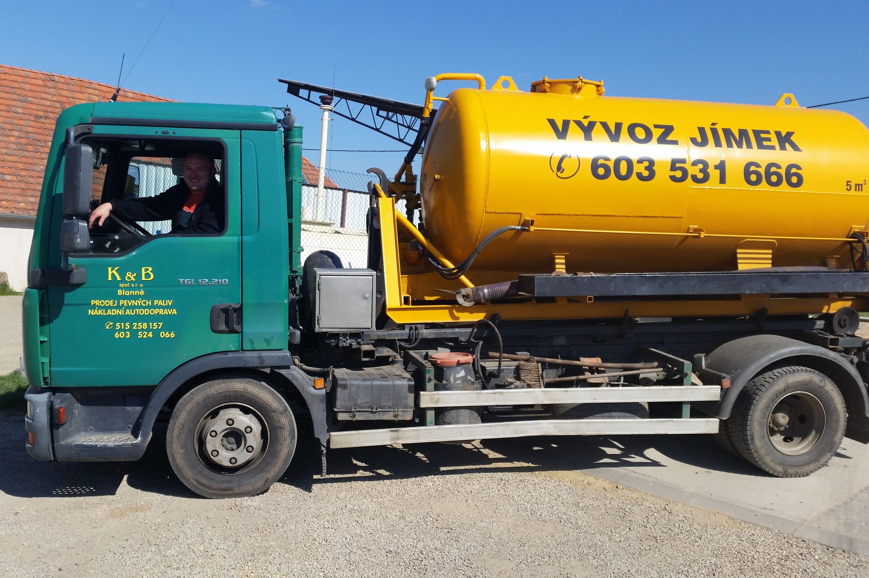 Vývoz jímek K&B spol. s r.o.