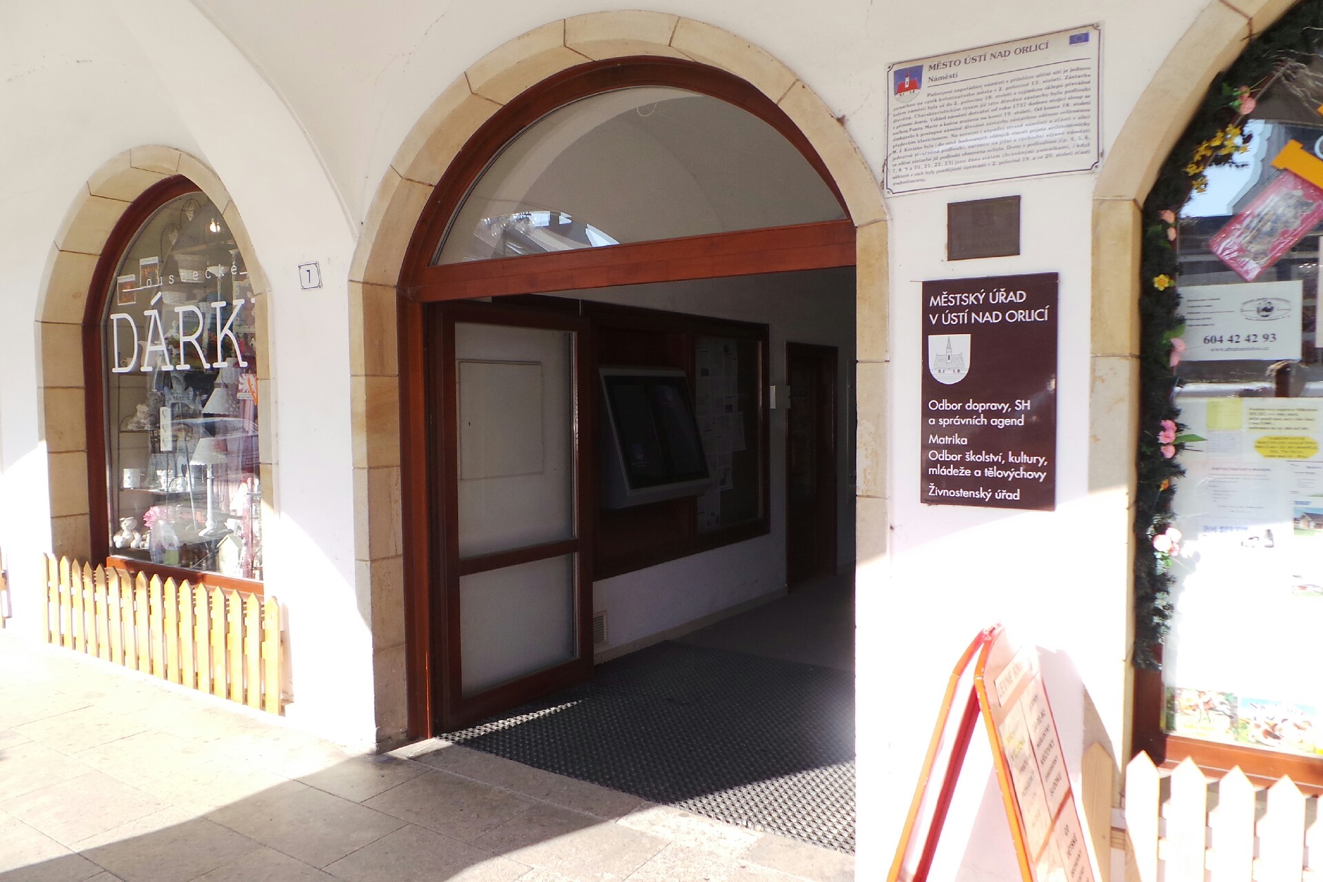 MÚ Ústí nad Orlicí - Odbor dopravy, silničního hospodářství a správních agend