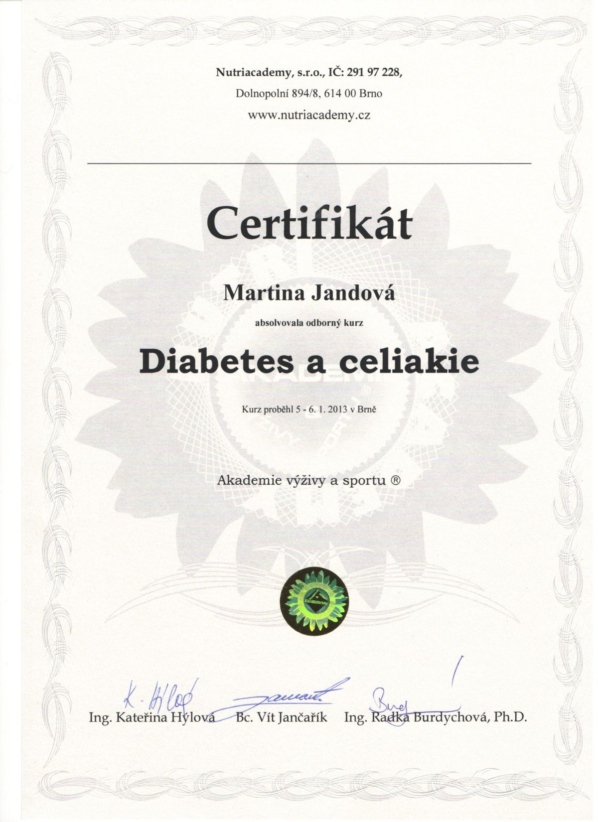 Bc. Martina Jandová foto 2