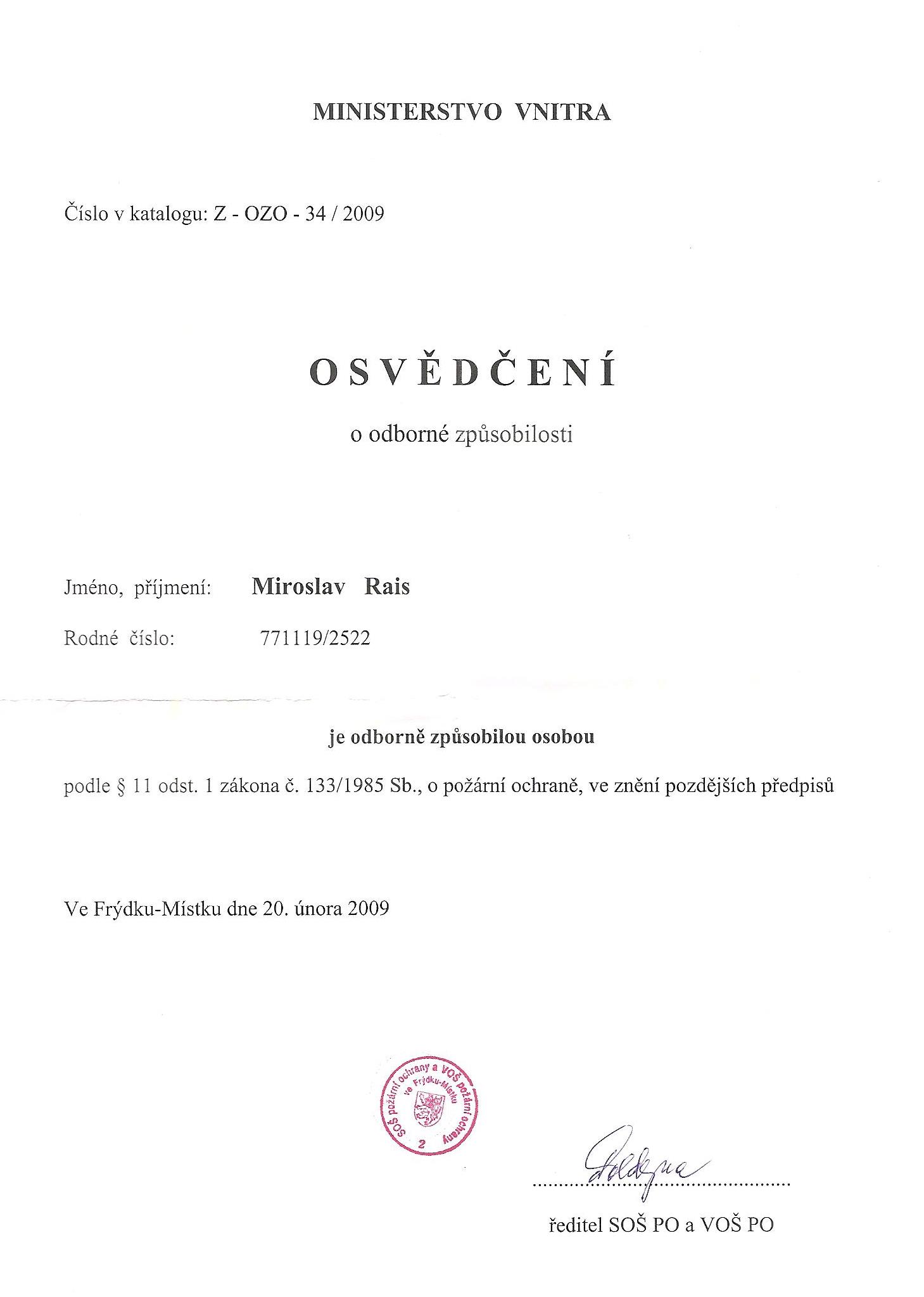 Miroslav Rais foto 4