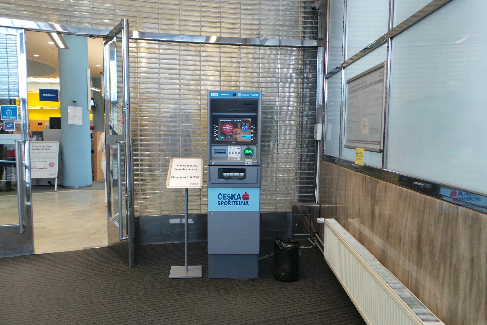 Bankomat České spořitelny